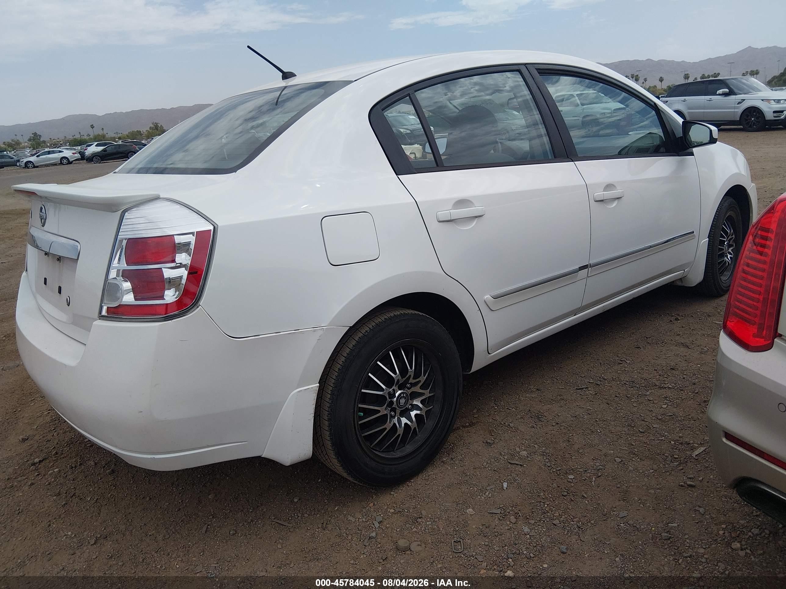 2012 Nissan Sentra 2.0 S White vin: 3N1AB6AP6CL749876