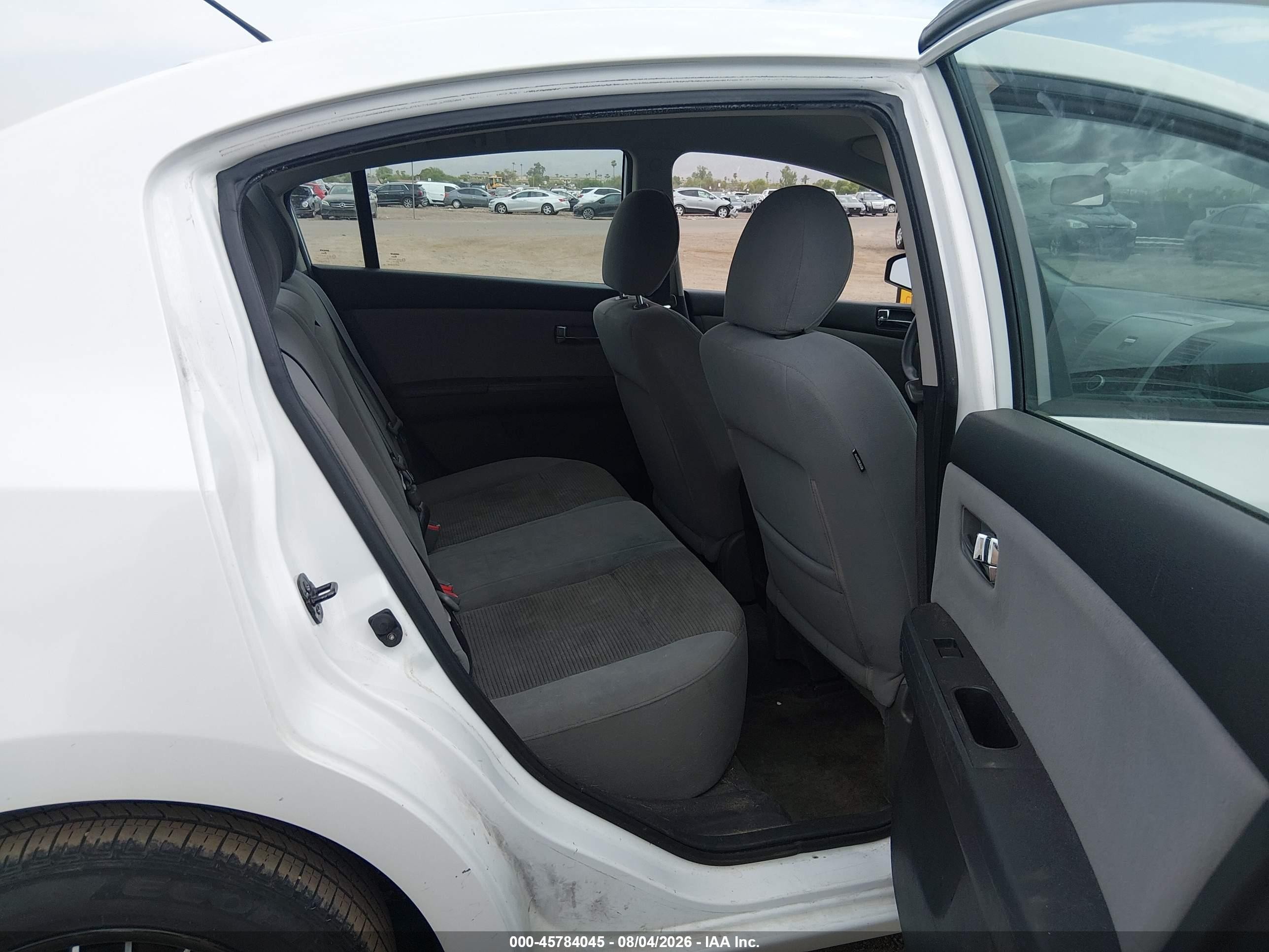 2012 Nissan Sentra 2.0 S White vin: 3N1AB6AP6CL749876