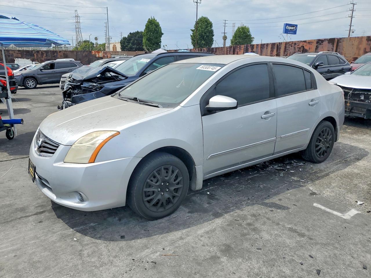 2012 Nissan Sentra 2.0 Silver vin: 3N1AB6AP6CL750879