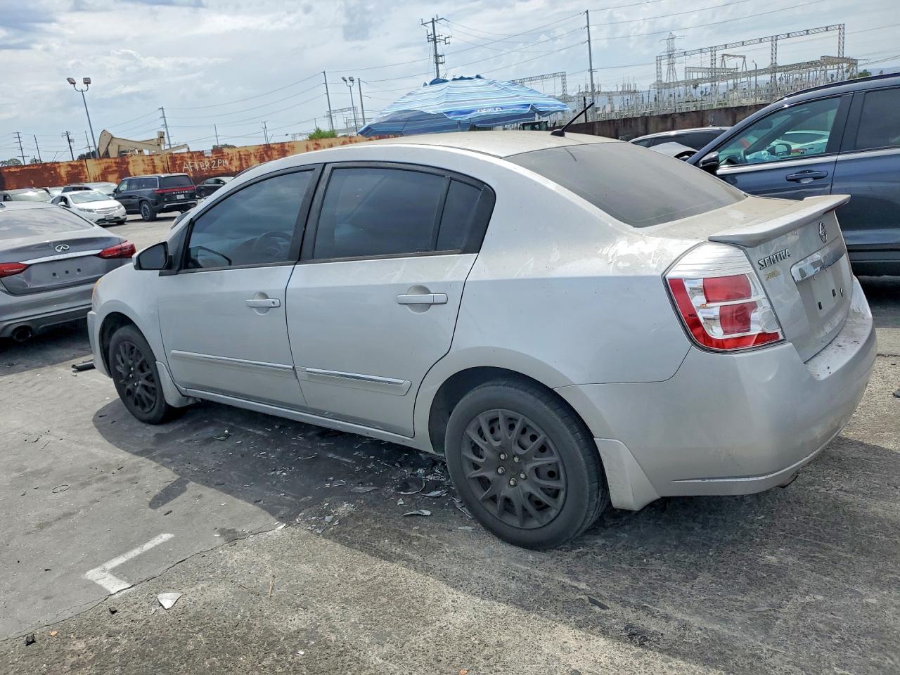 2012 Nissan Sentra 2.0 Silver vin: 3N1AB6AP6CL750879