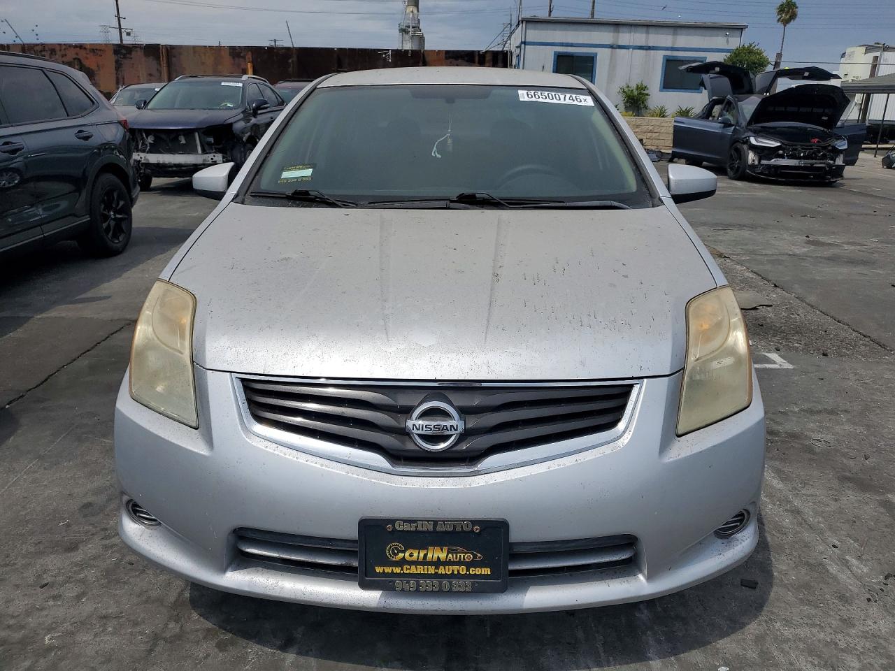 2012 Nissan Sentra 2.0 Silver vin: 3N1AB6AP6CL750879