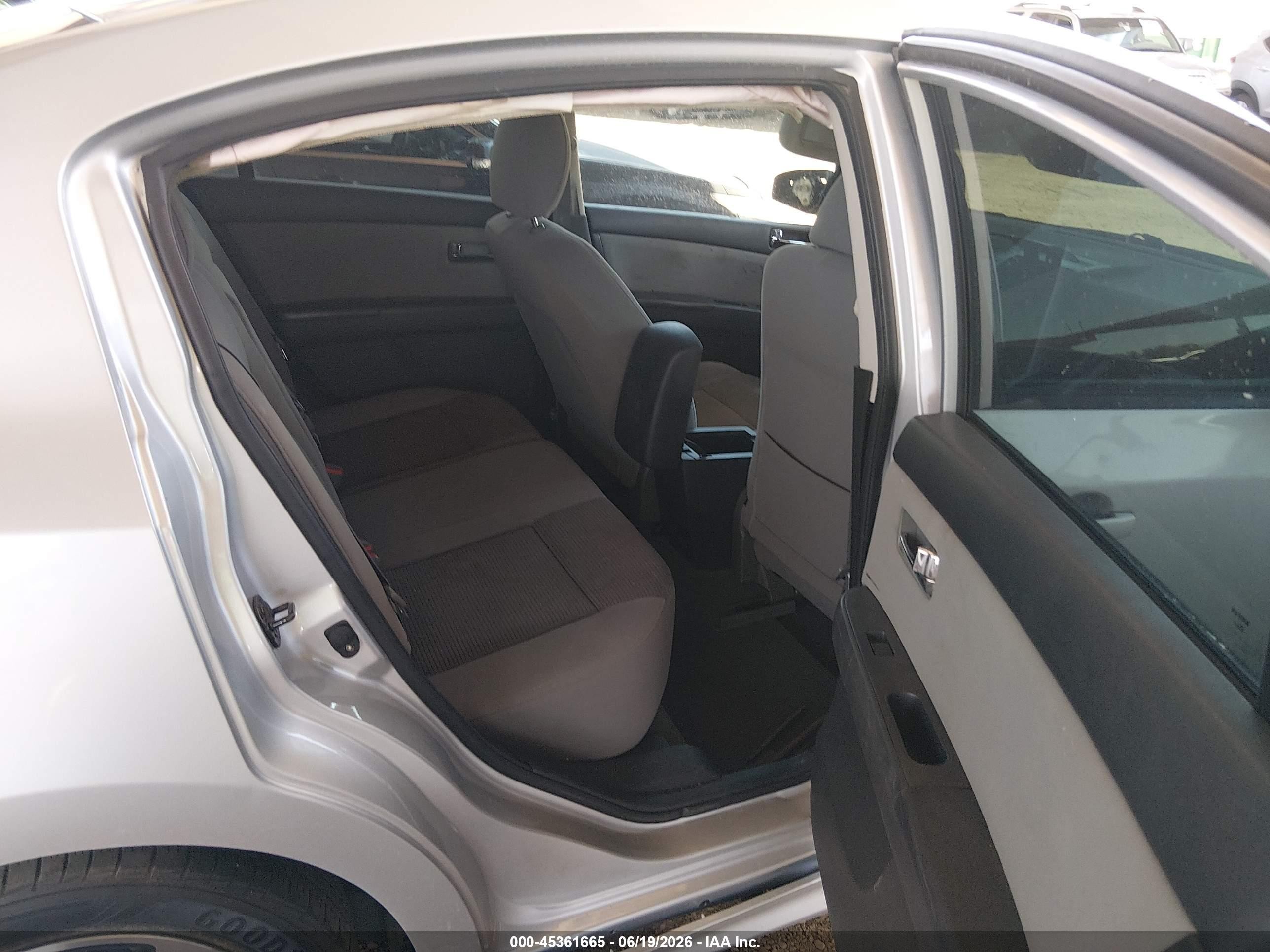 2012 Nissan Sentra 2.0 Sr Silver vin: 3N1AB6AP6CL753703