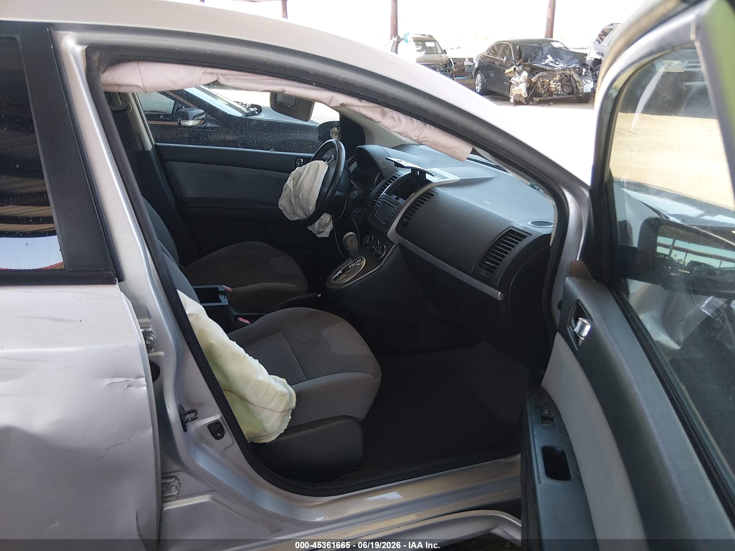 2012 Nissan Sentra 2.0 Sr Silver vin: 3N1AB6AP6CL753703