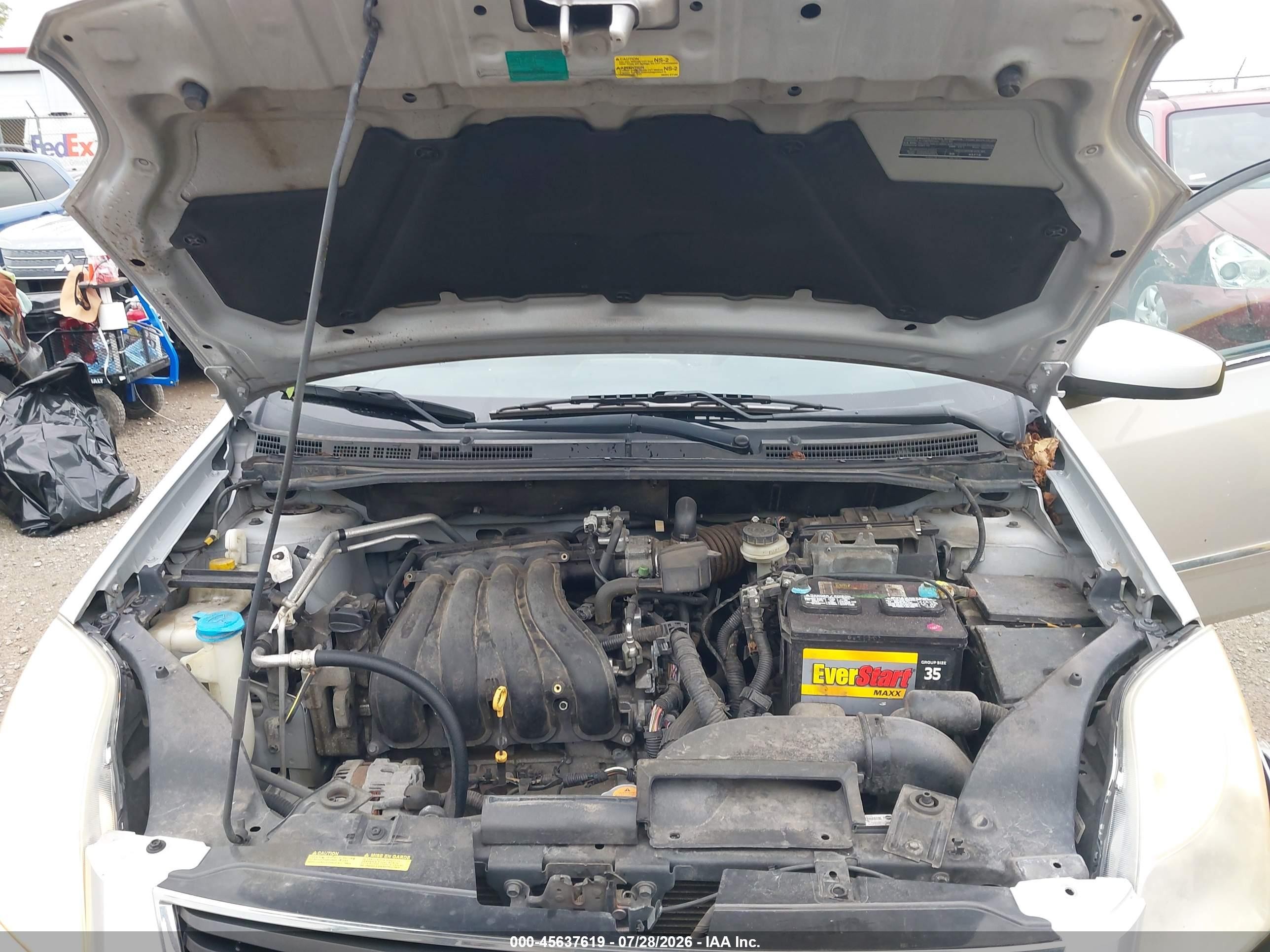 2012 Nissan Sentra 2.0 S Silver vin: 3N1AB6AP6CL755807