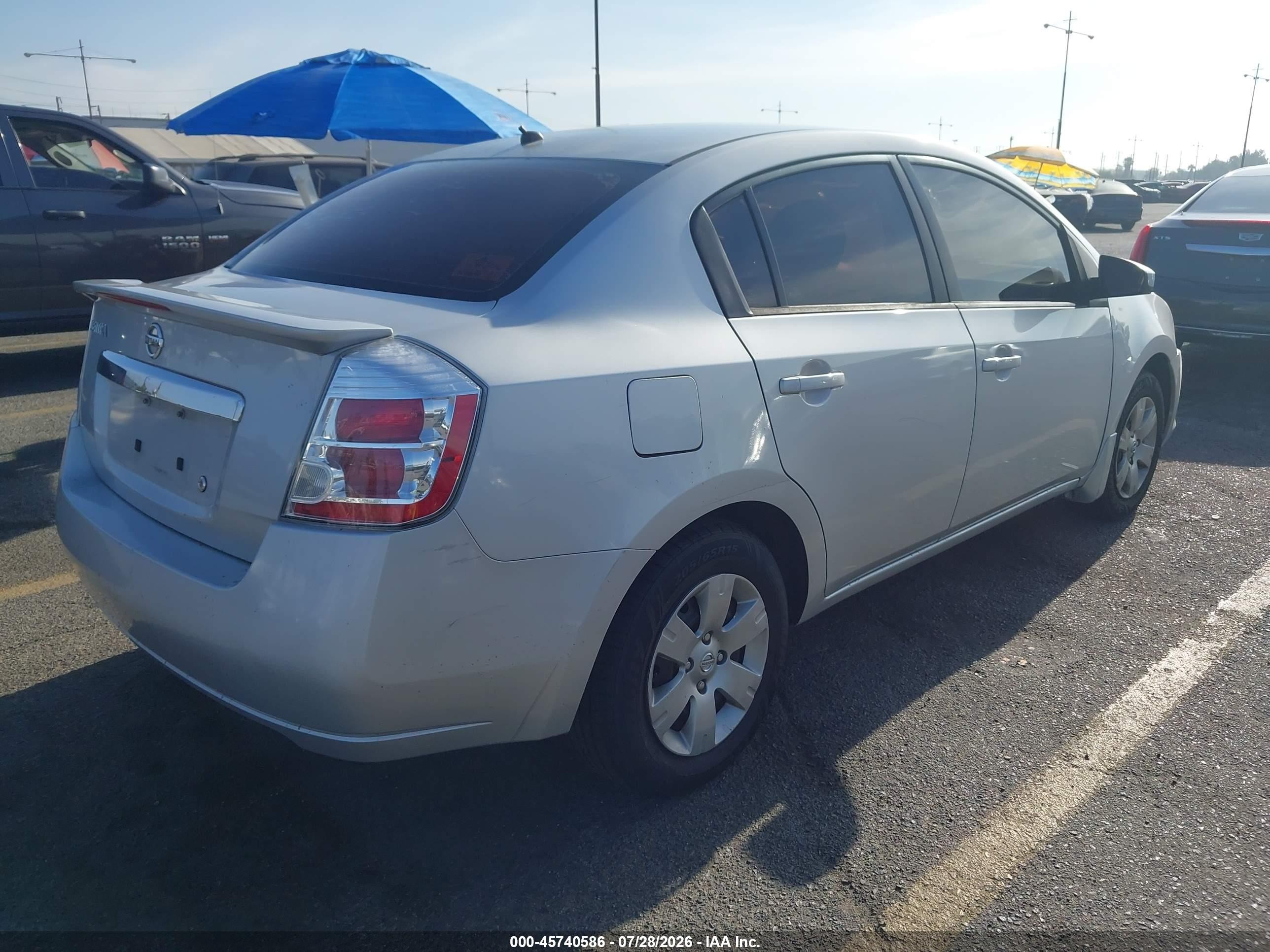 2012 Nissan Sentra 2.0 Silver vin: 3N1AB6AP6CL759405