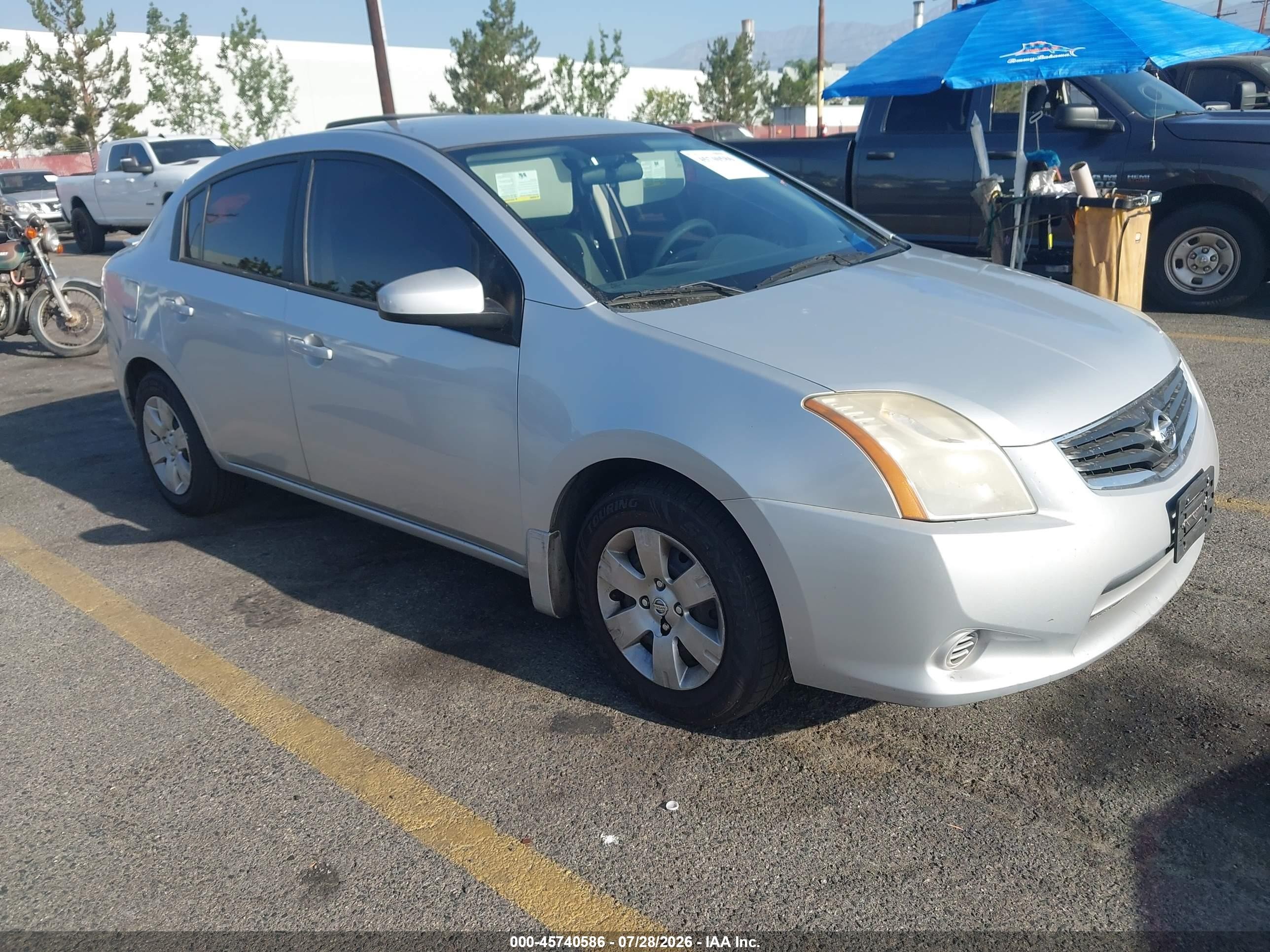 2012 Nissan Sentra 2.0 Silver vin: 3N1AB6AP6CL759405
