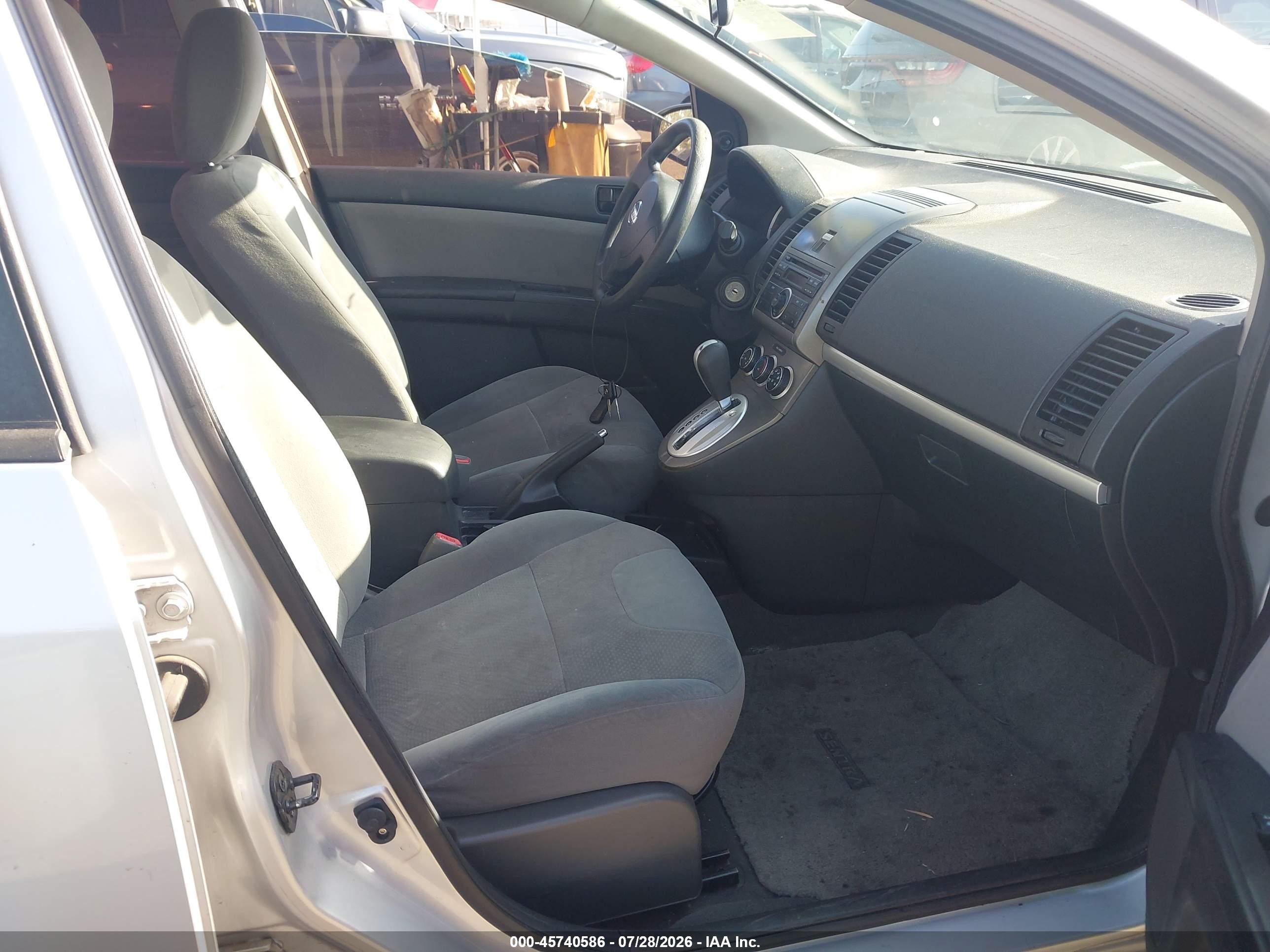 2012 Nissan Sentra 2.0 Silver vin: 3N1AB6AP6CL759405