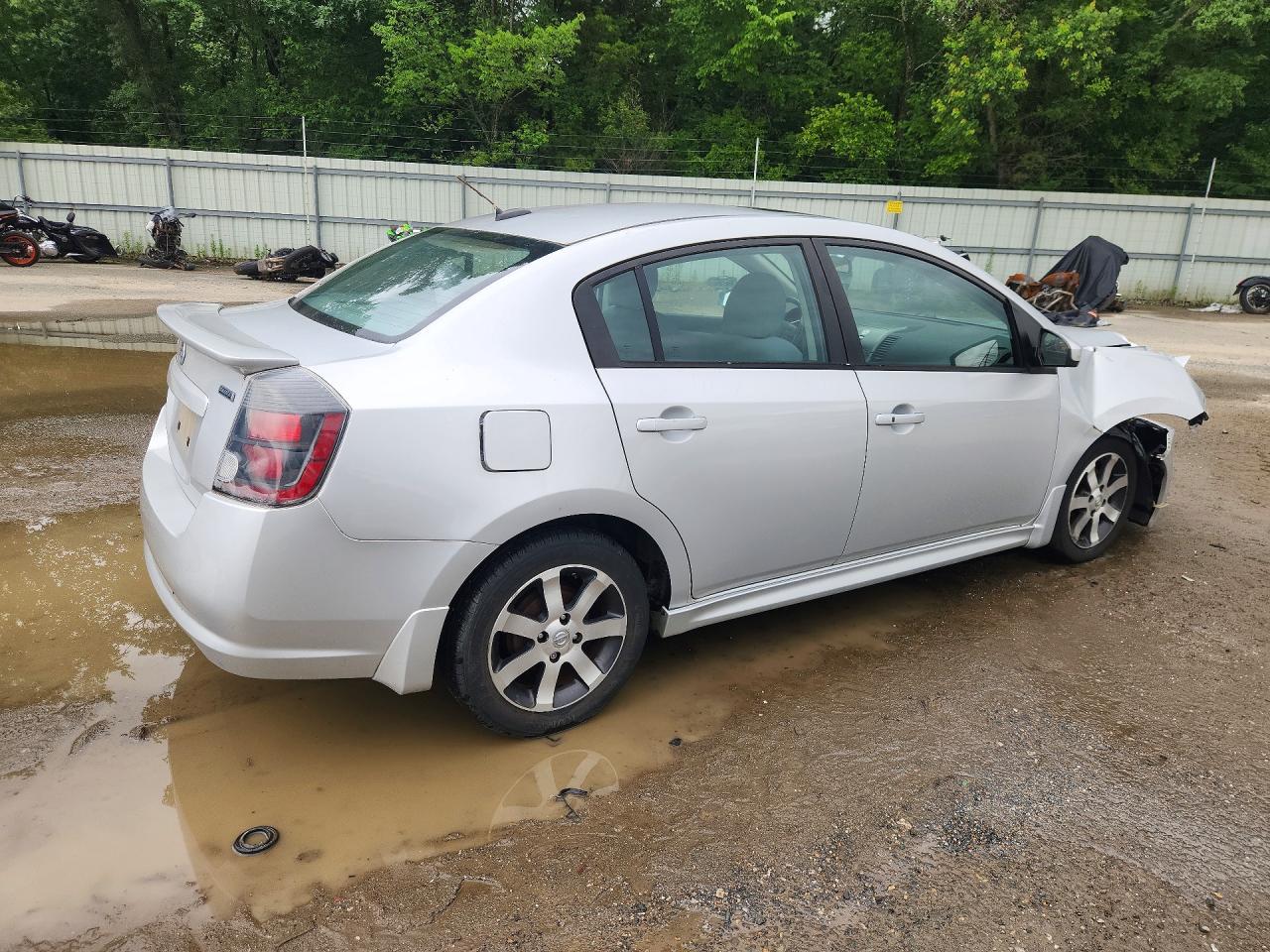 2012 Nissan Sentra 2.0 Silver vin: 3N1AB6AP6CL762966
