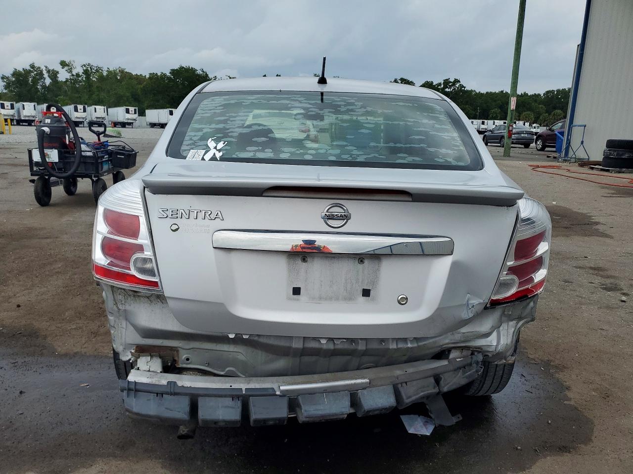 2012 Nissan Sentra 2.0 Silver vin: 3N1AB6AP6CL767827