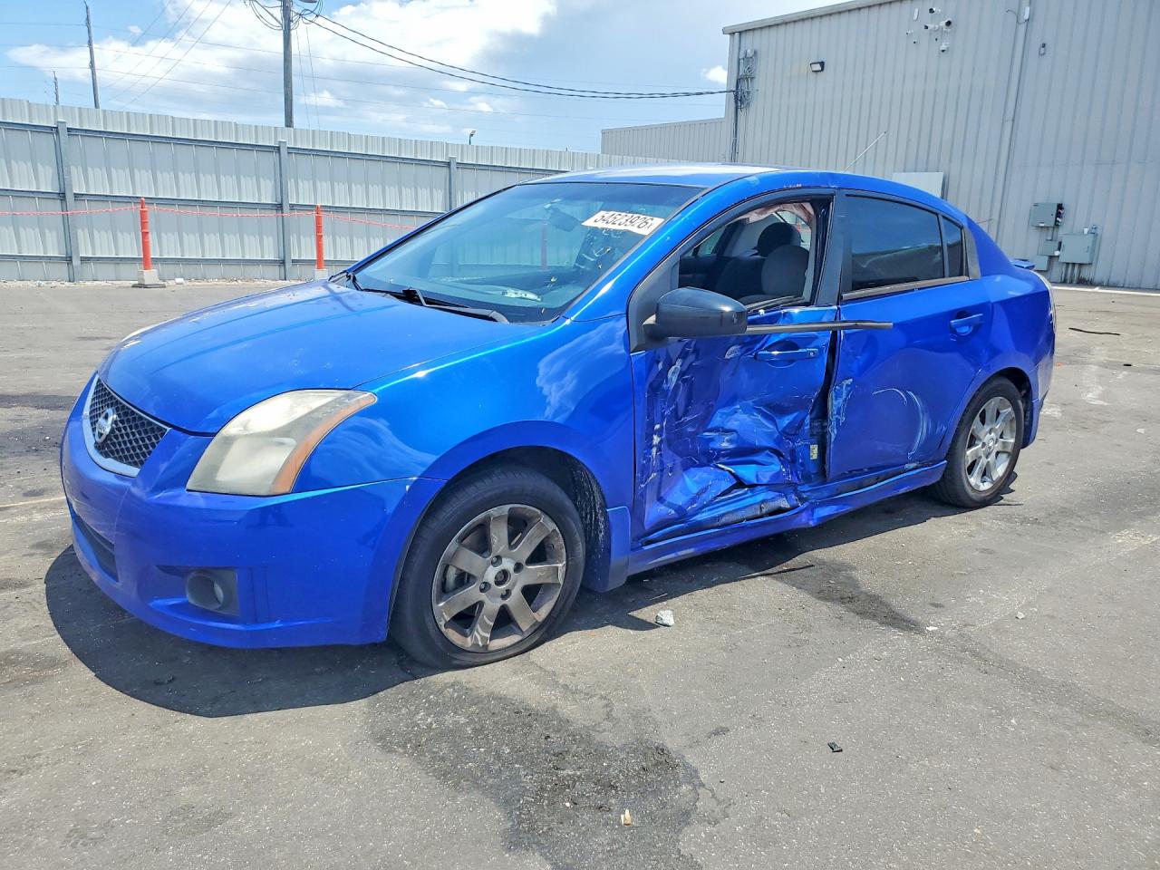 2012 Nissan Sentra 2.0 Blue vin: 3N1AB6AP6CL782201