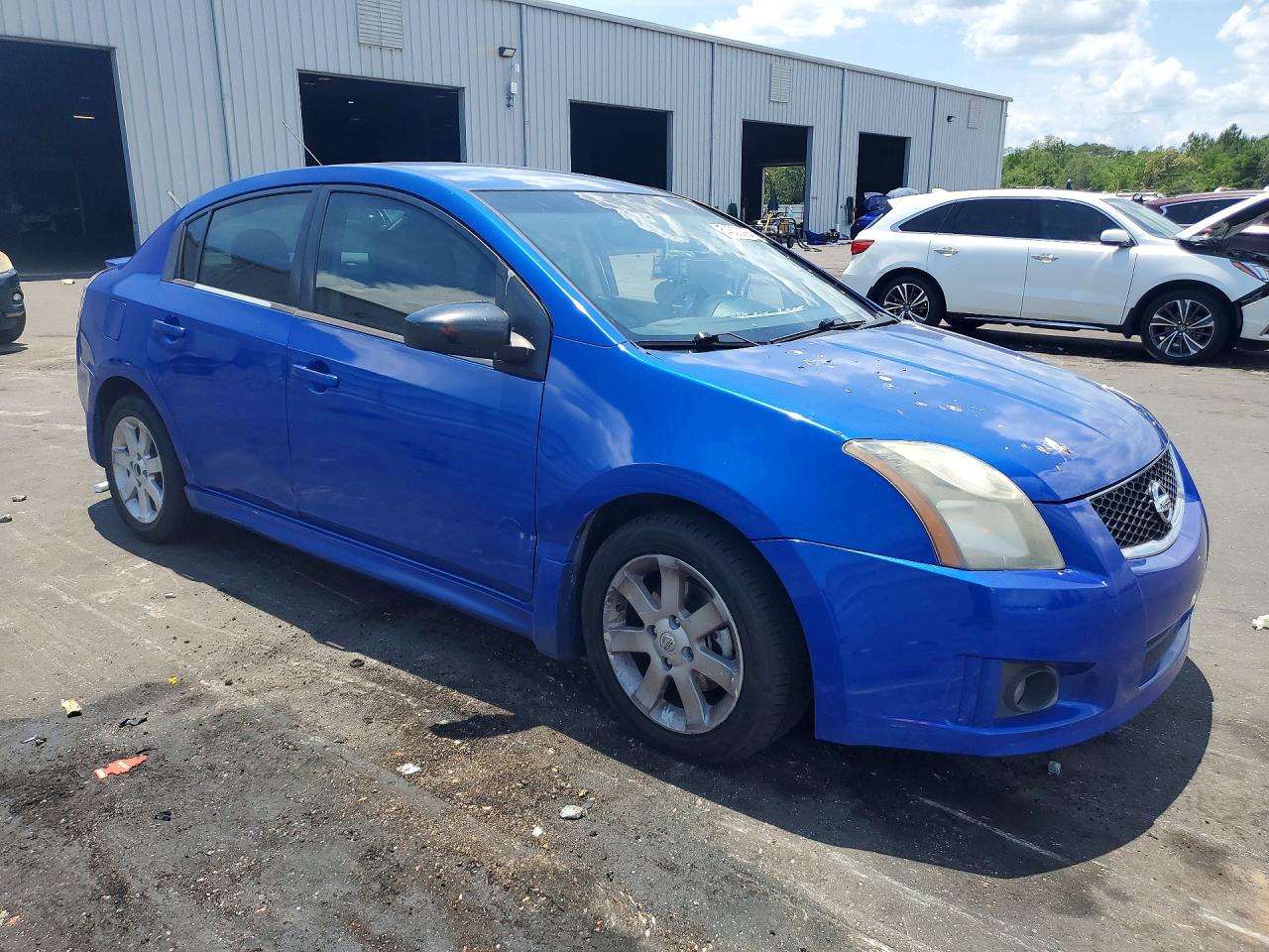 2012 Nissan Sentra 2.0 Blue vin: 3N1AB6AP6CL782201