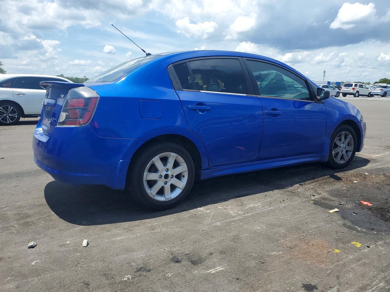 2012 Nissan Sentra 2.0 Blue vin: 3N1AB6AP6CL782201