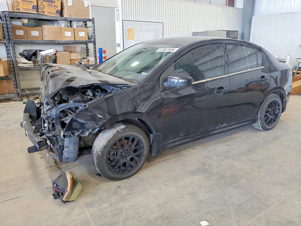 2010 Nissan Sentra 2.0 Black vin: 3N1AB6AP7AL602253