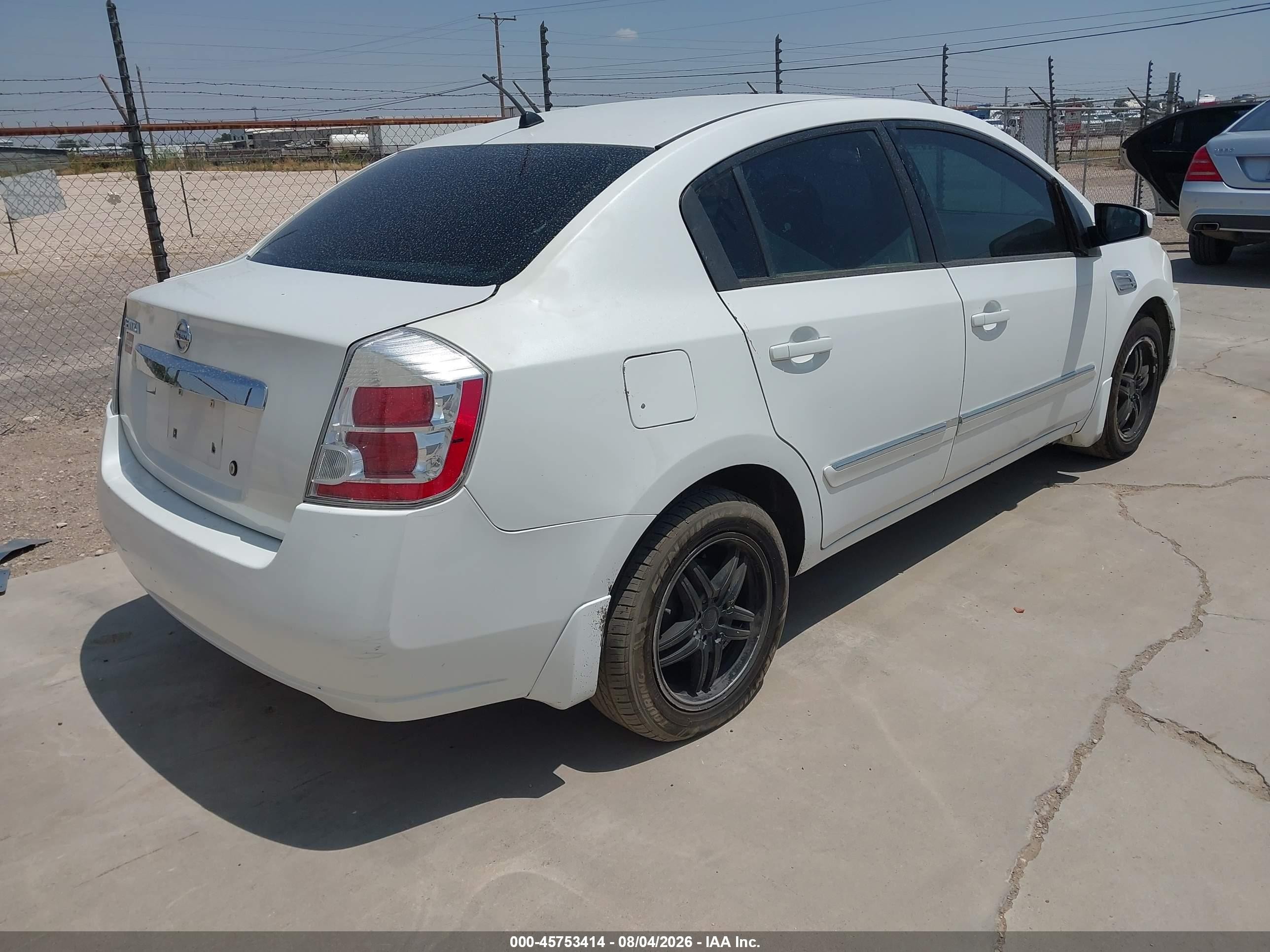 2010 Nissan Sentra 2.0s White vin: 3N1AB6AP7AL606335