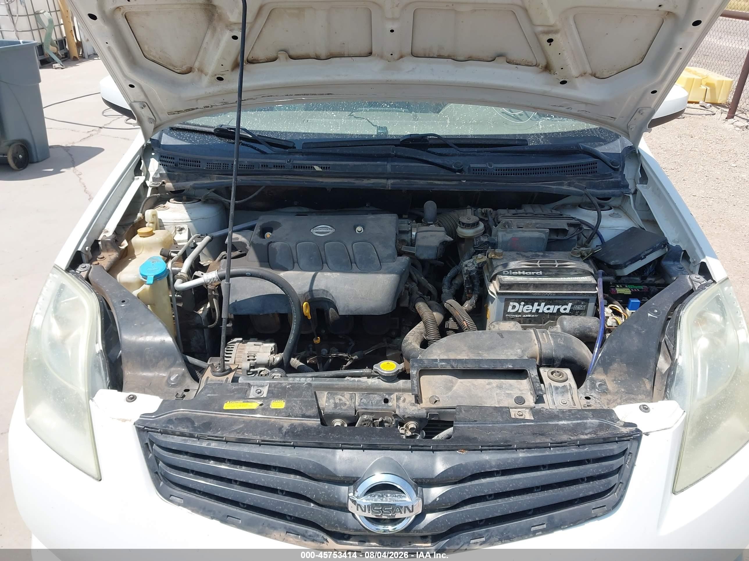 2010 Nissan Sentra 2.0s White vin: 3N1AB6AP7AL606335
