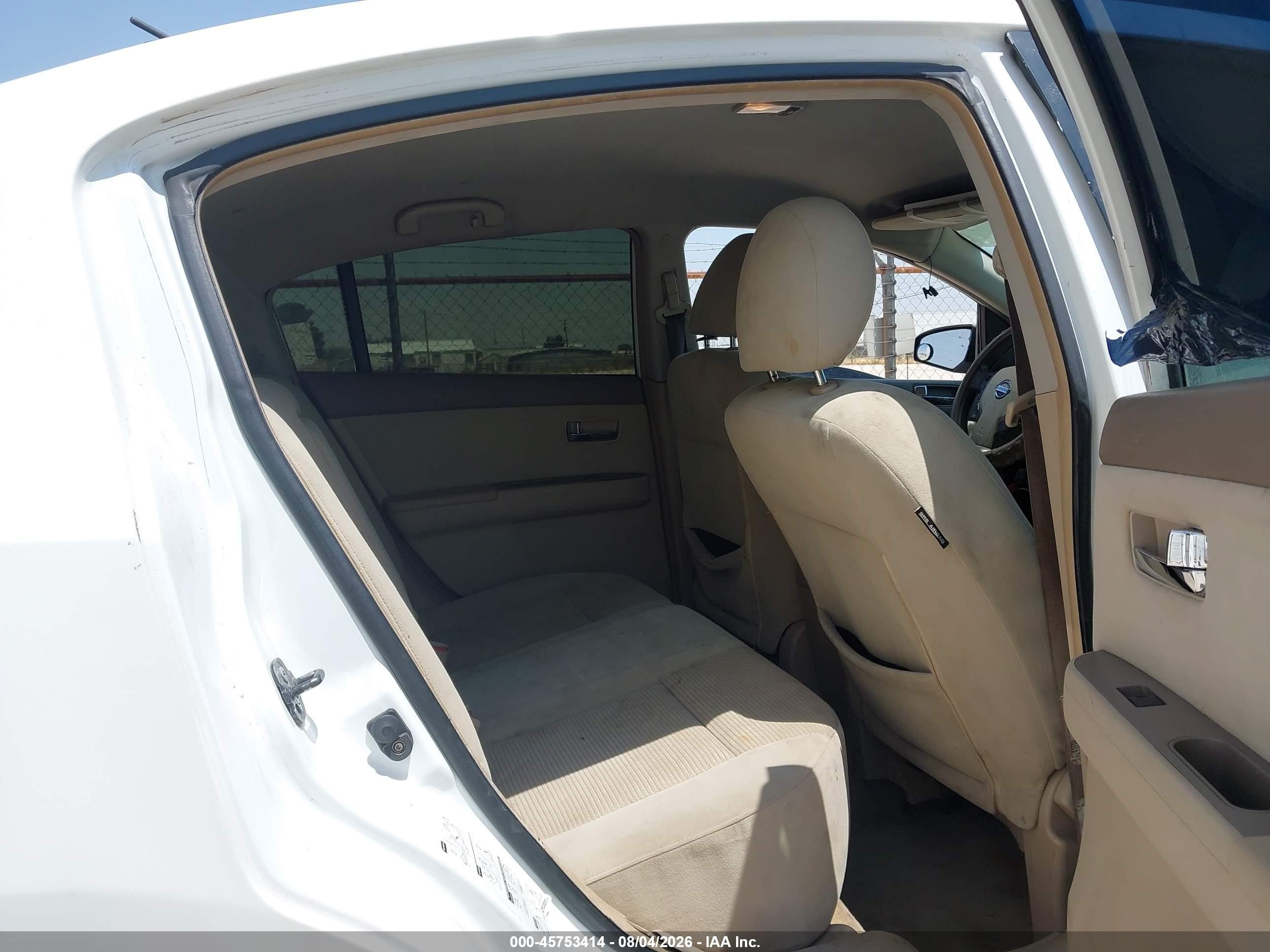 2010 Nissan Sentra 2.0s White vin: 3N1AB6AP7AL606335