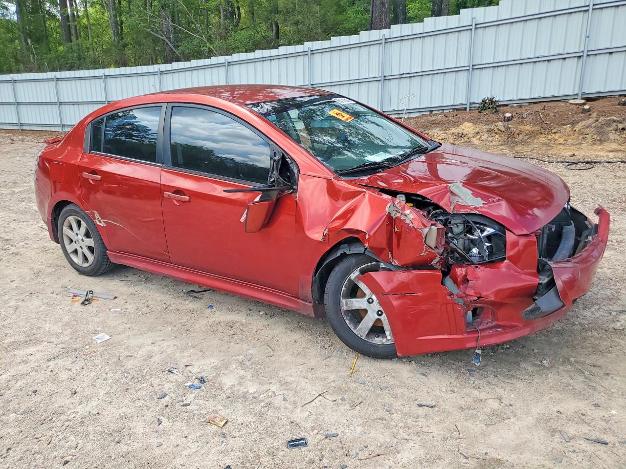 2010 Nissan Sentra 2.0 Red vin: 3N1AB6AP7AL616461