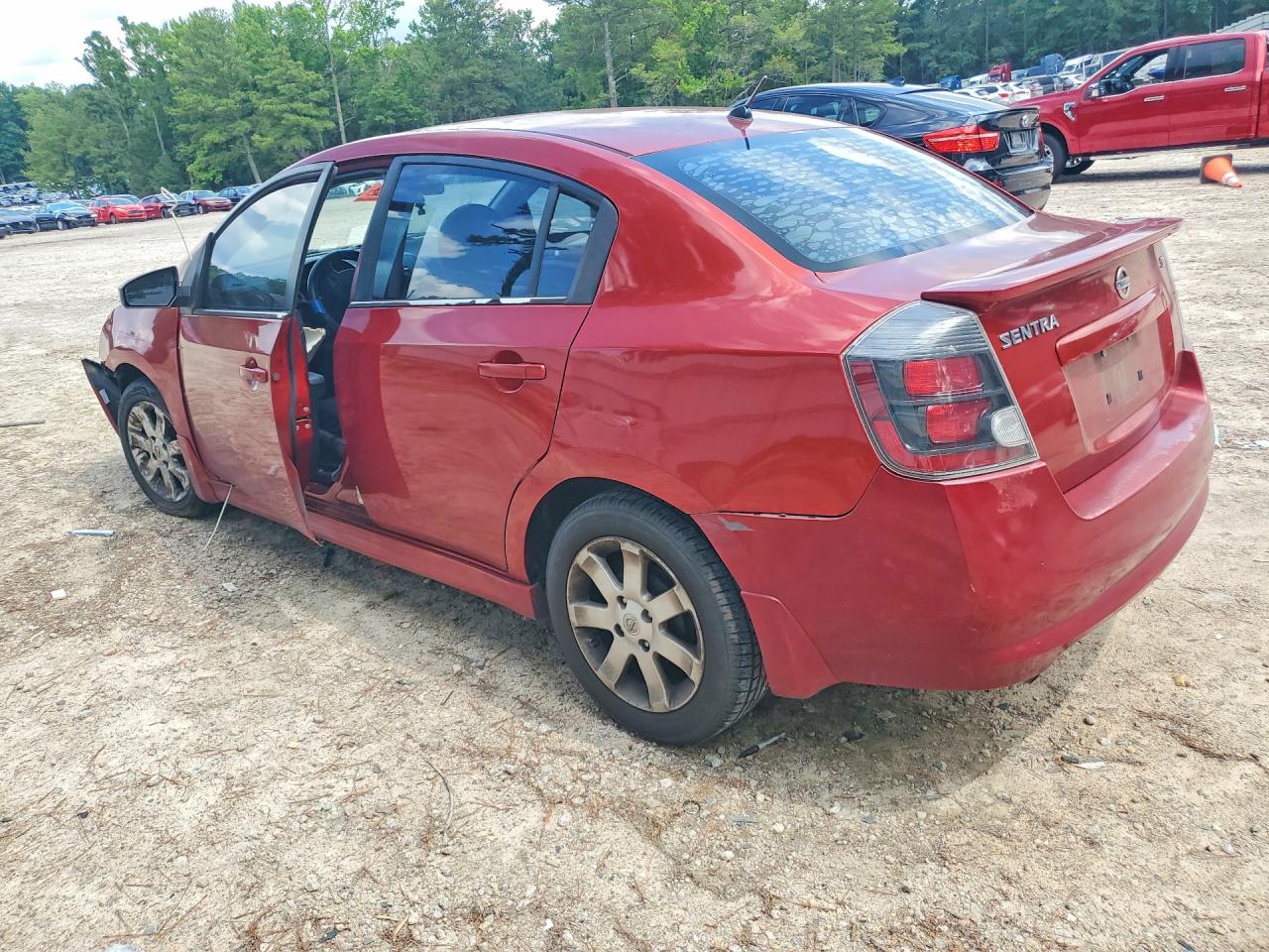 2010 Nissan Sentra 2.0 Red vin: 3N1AB6AP7AL616461