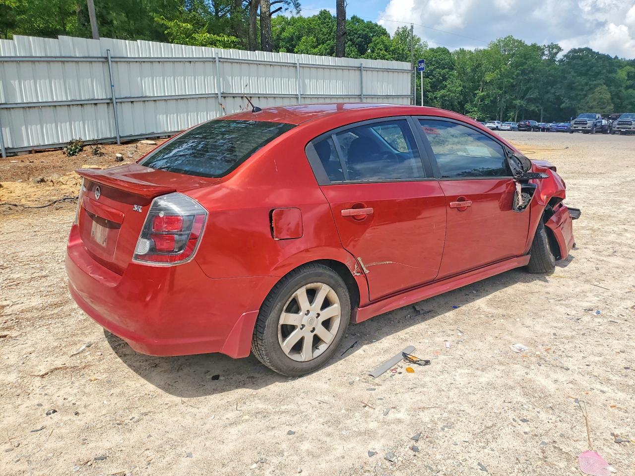 2010 Nissan Sentra 2.0 Red vin: 3N1AB6AP7AL616461