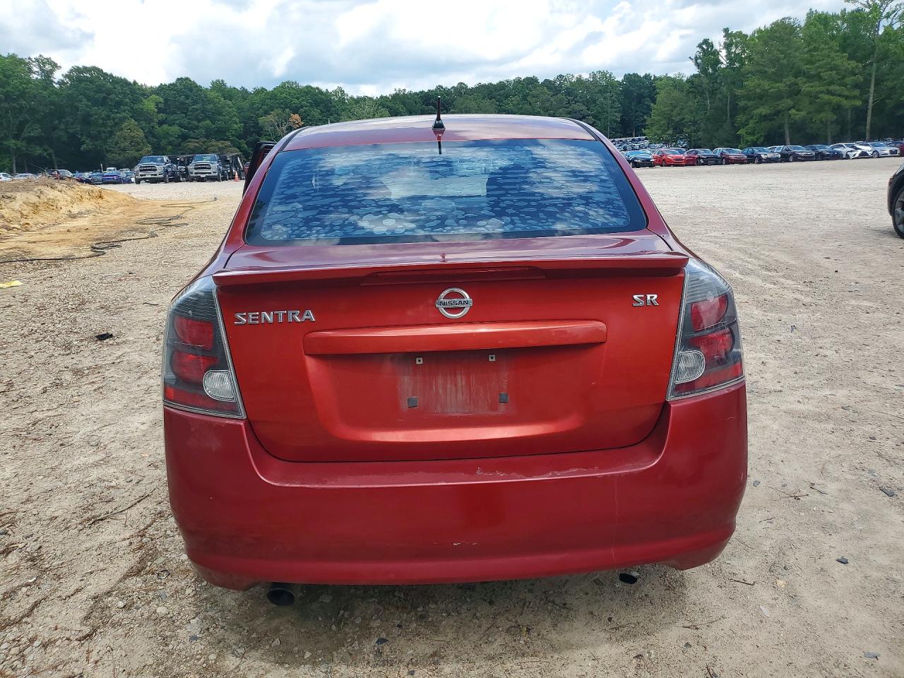 2010 Nissan Sentra 2.0 Red vin: 3N1AB6AP7AL616461