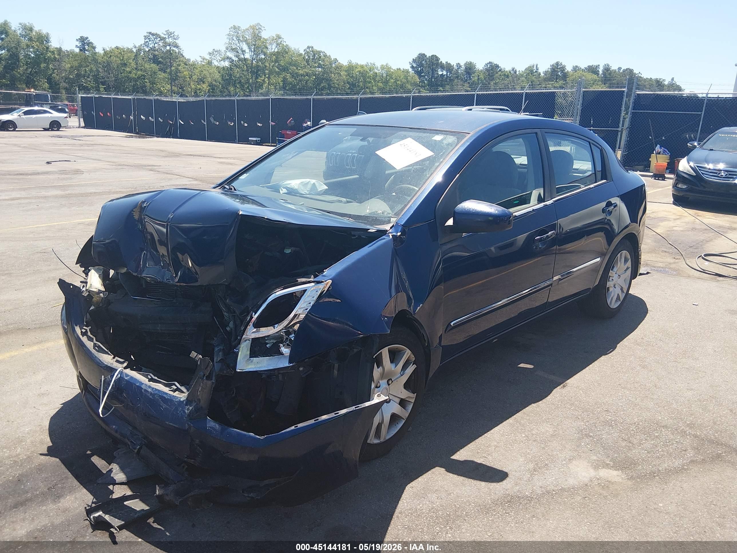 2010 Nissan Sentra 2.0s Blue vin: 3N1AB6AP7AL616797