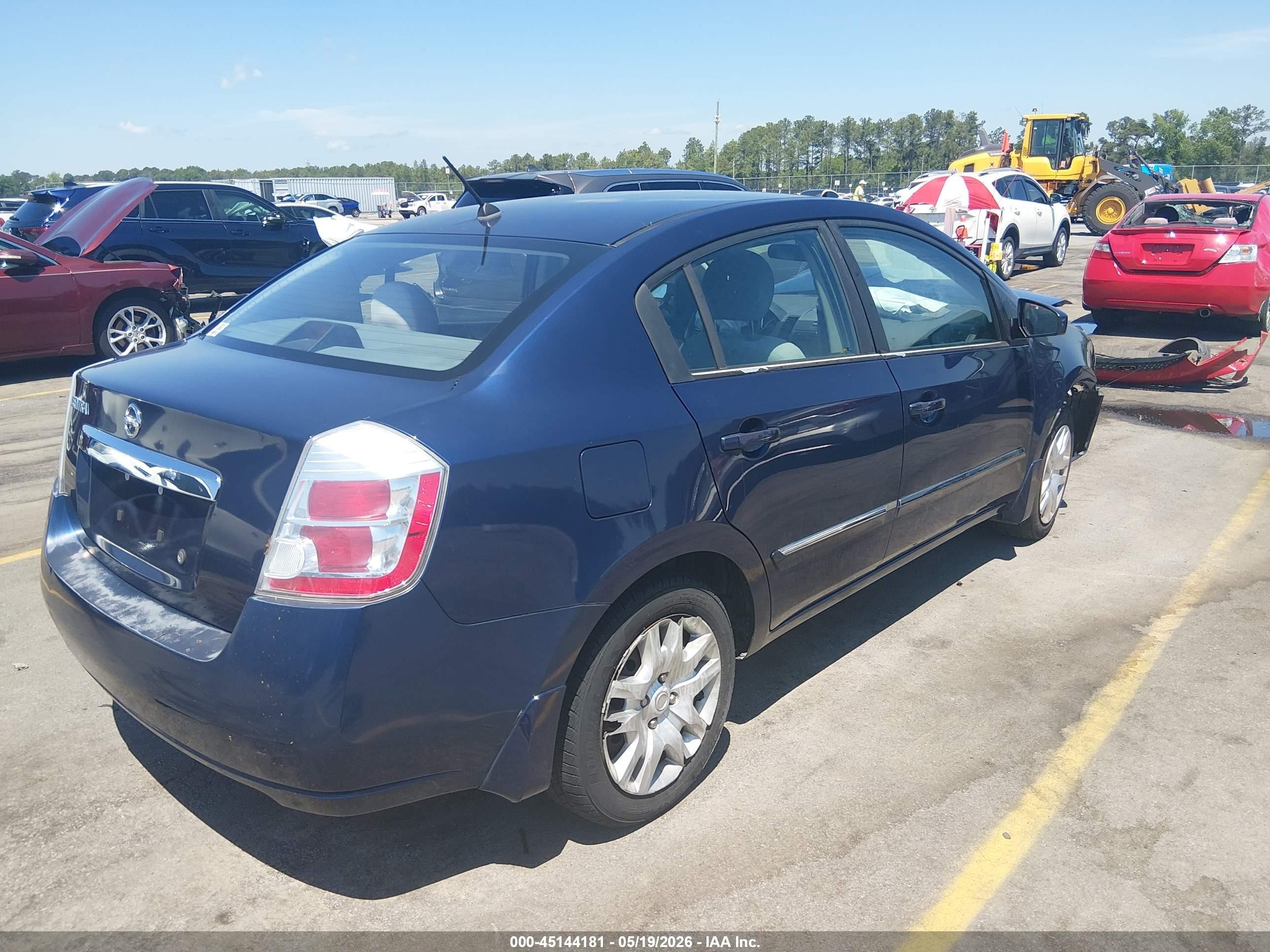2010 Nissan Sentra 2.0s Blue vin: 3N1AB6AP7AL616797