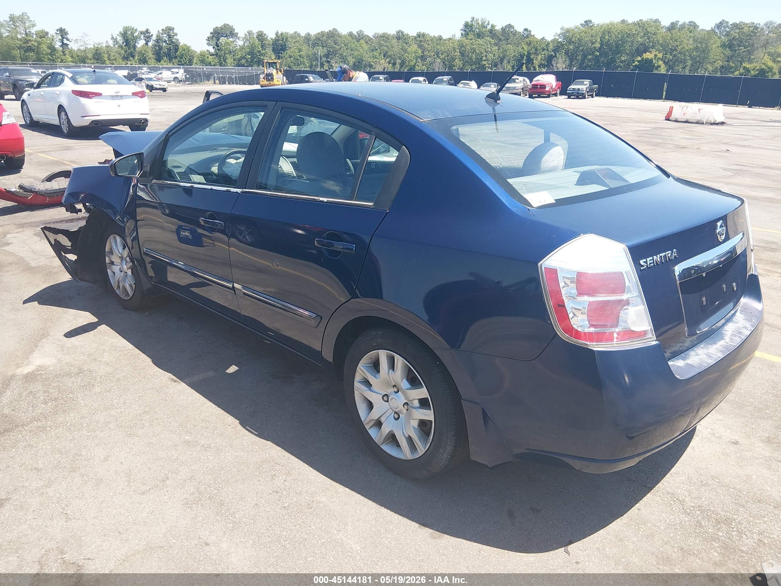 2010 Nissan Sentra 2.0s Blue vin: 3N1AB6AP7AL616797