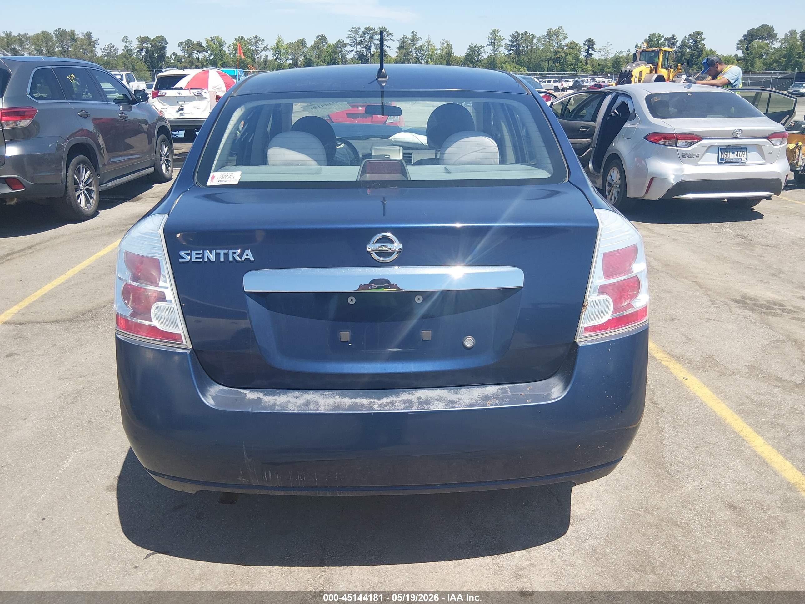 2010 Nissan Sentra 2.0s Blue vin: 3N1AB6AP7AL616797
