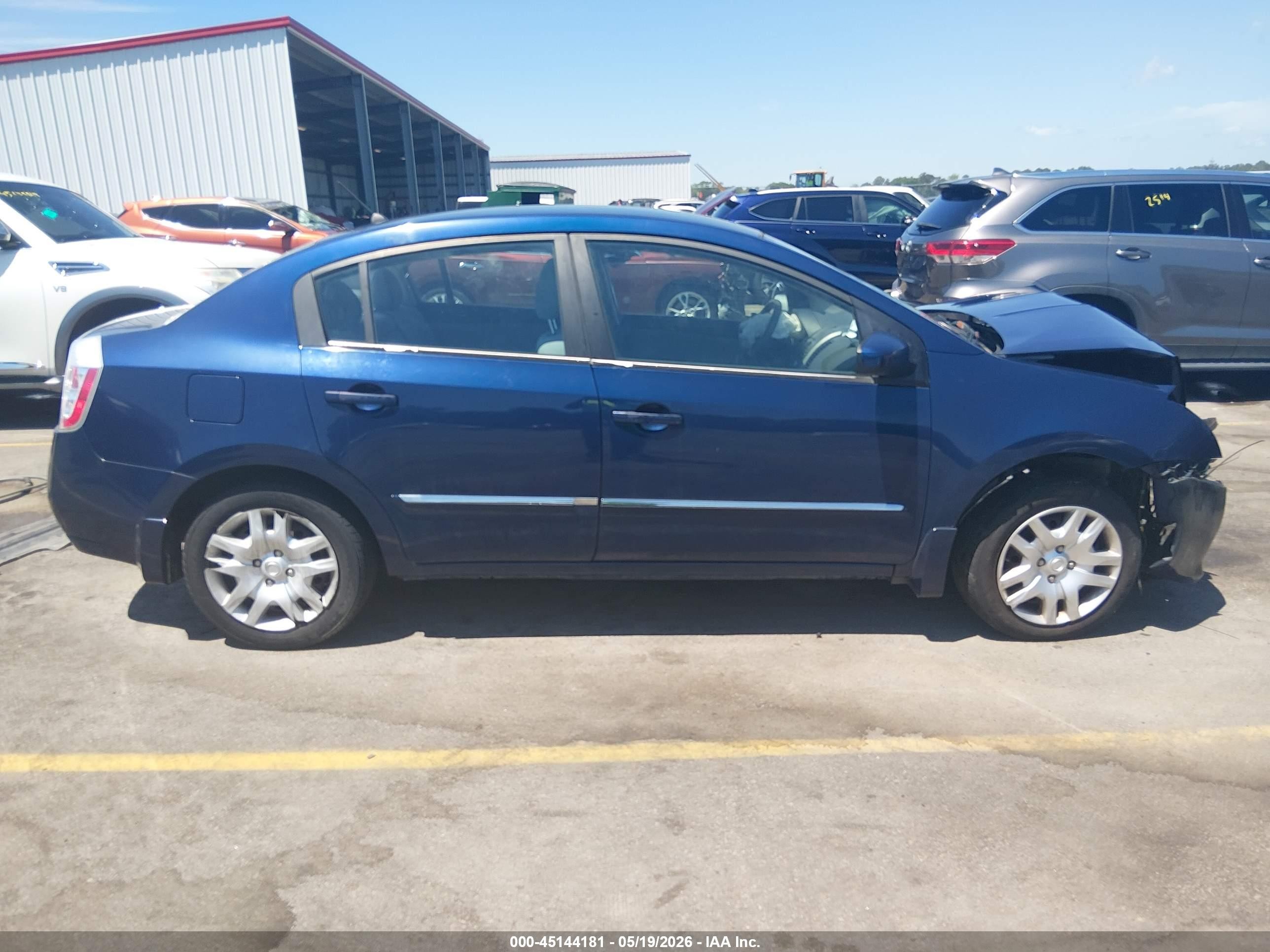 2010 Nissan Sentra 2.0s Blue vin: 3N1AB6AP7AL616797