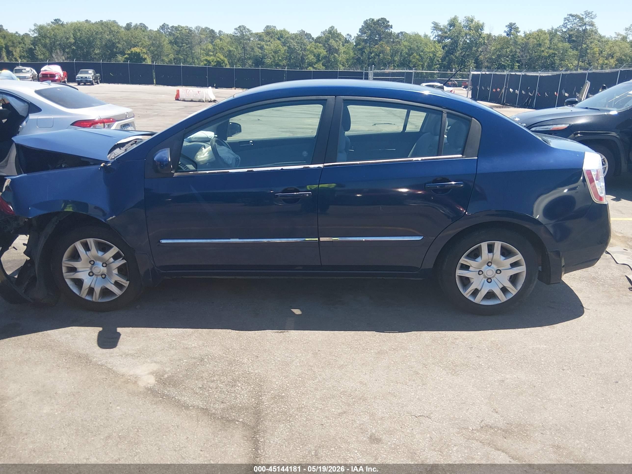 2010 Nissan Sentra 2.0s Blue vin: 3N1AB6AP7AL616797