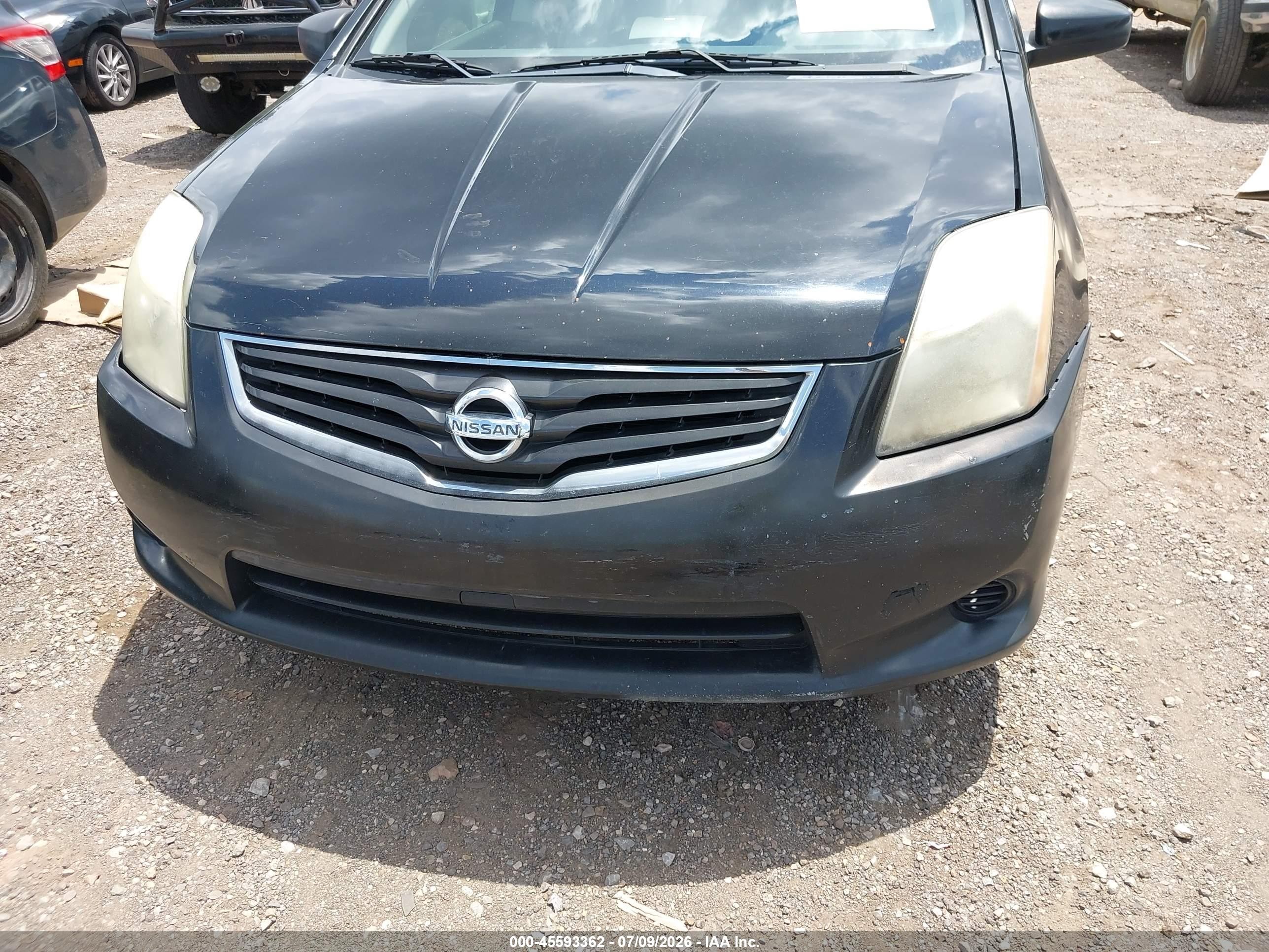 2010 Nissan Sentra 2.0s Black vin: 3N1AB6AP7AL631235