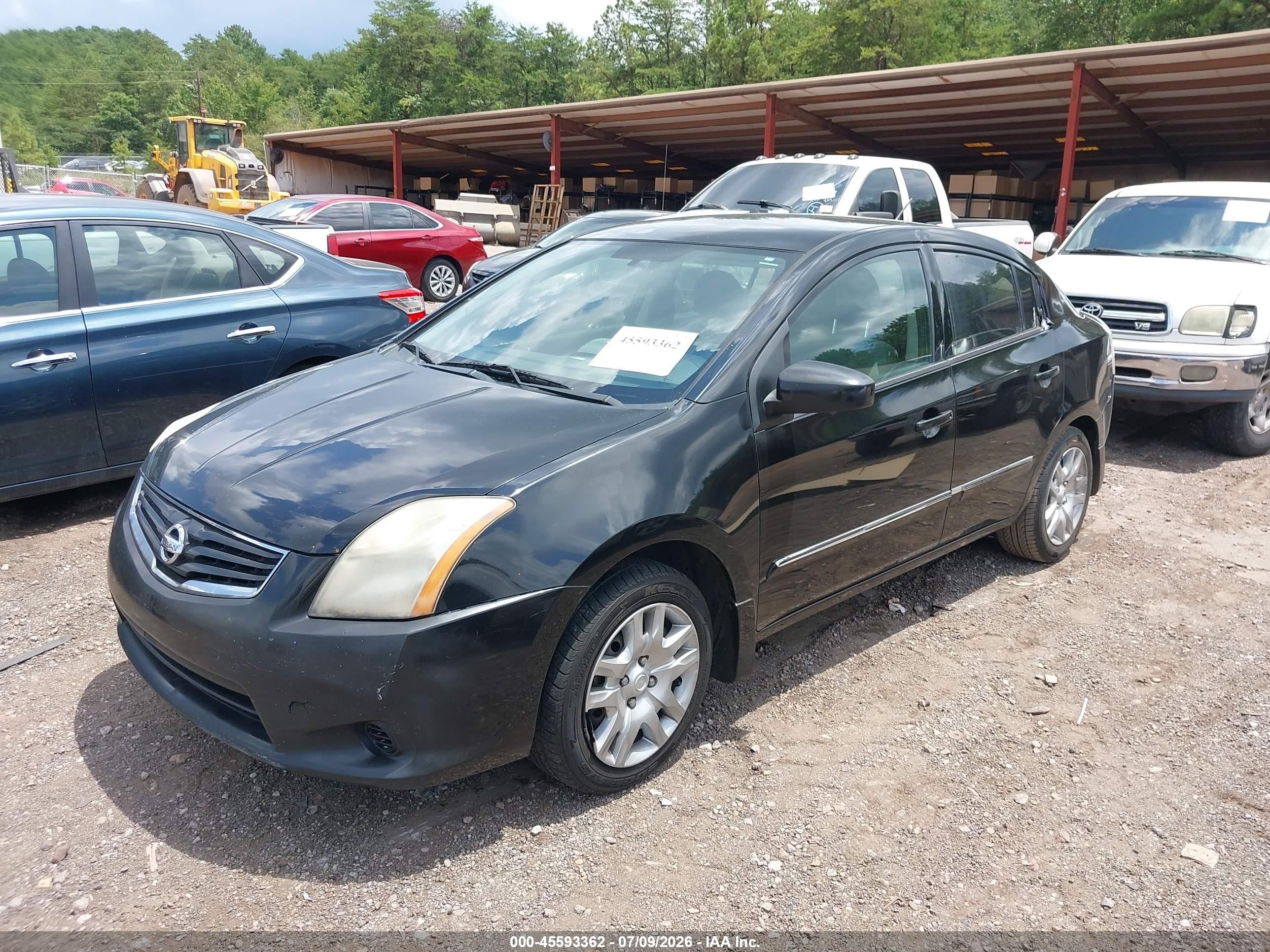 2010 Nissan Sentra 2.0s Black vin: 3N1AB6AP7AL631235
