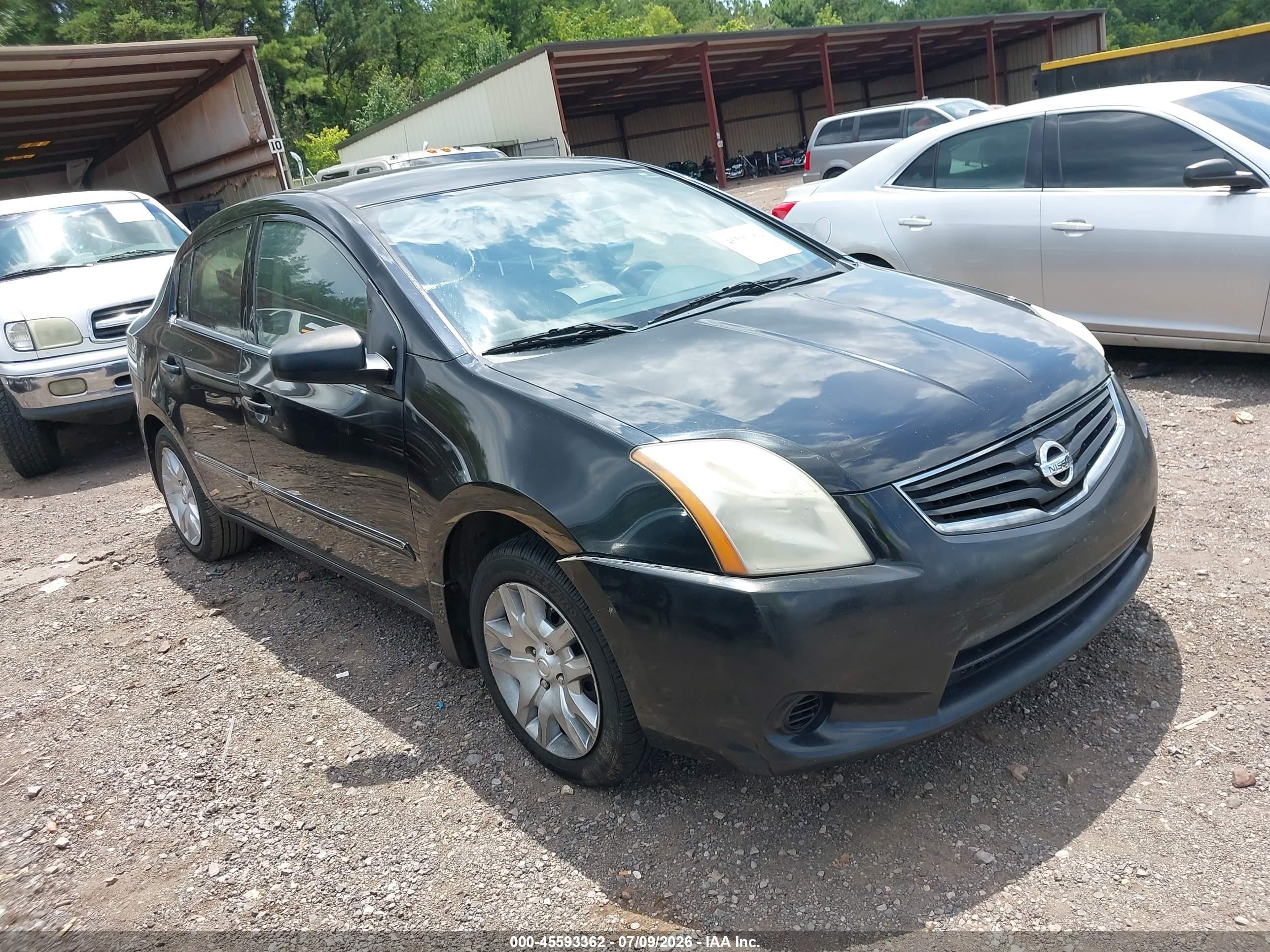 2010 Nissan Sentra 2.0s Black vin: 3N1AB6AP7AL631235