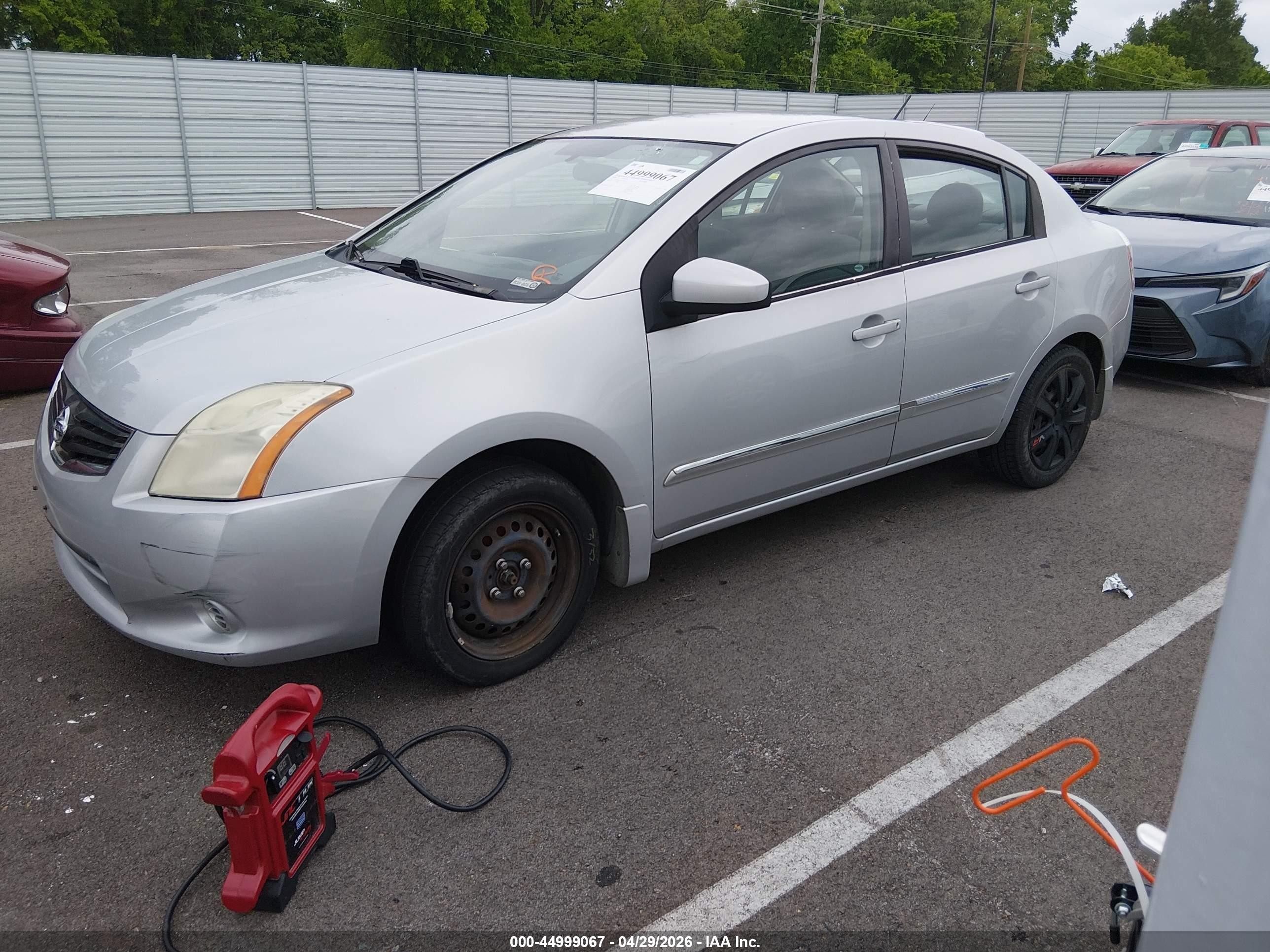 2010 Nissan Sentra 2.0s Silver vin: 3N1AB6AP7AL641456