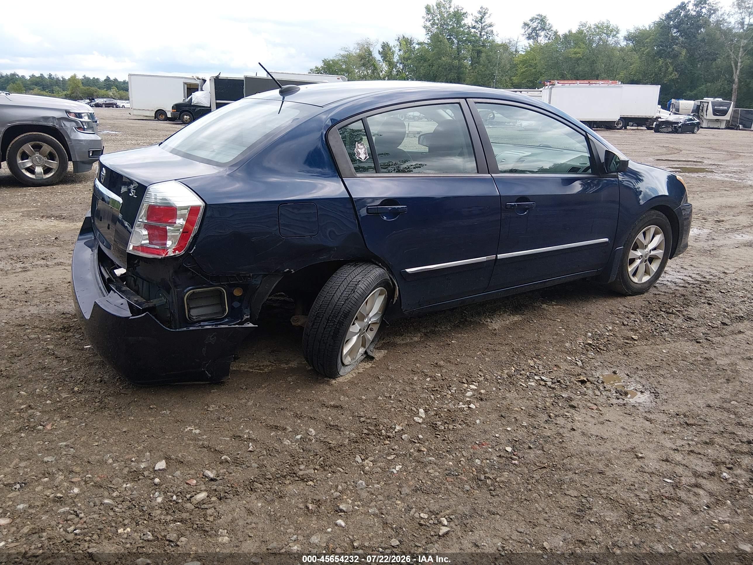 2010 Nissan Sentra 2.0sl Blue vin: 3N1AB6AP7AL661187