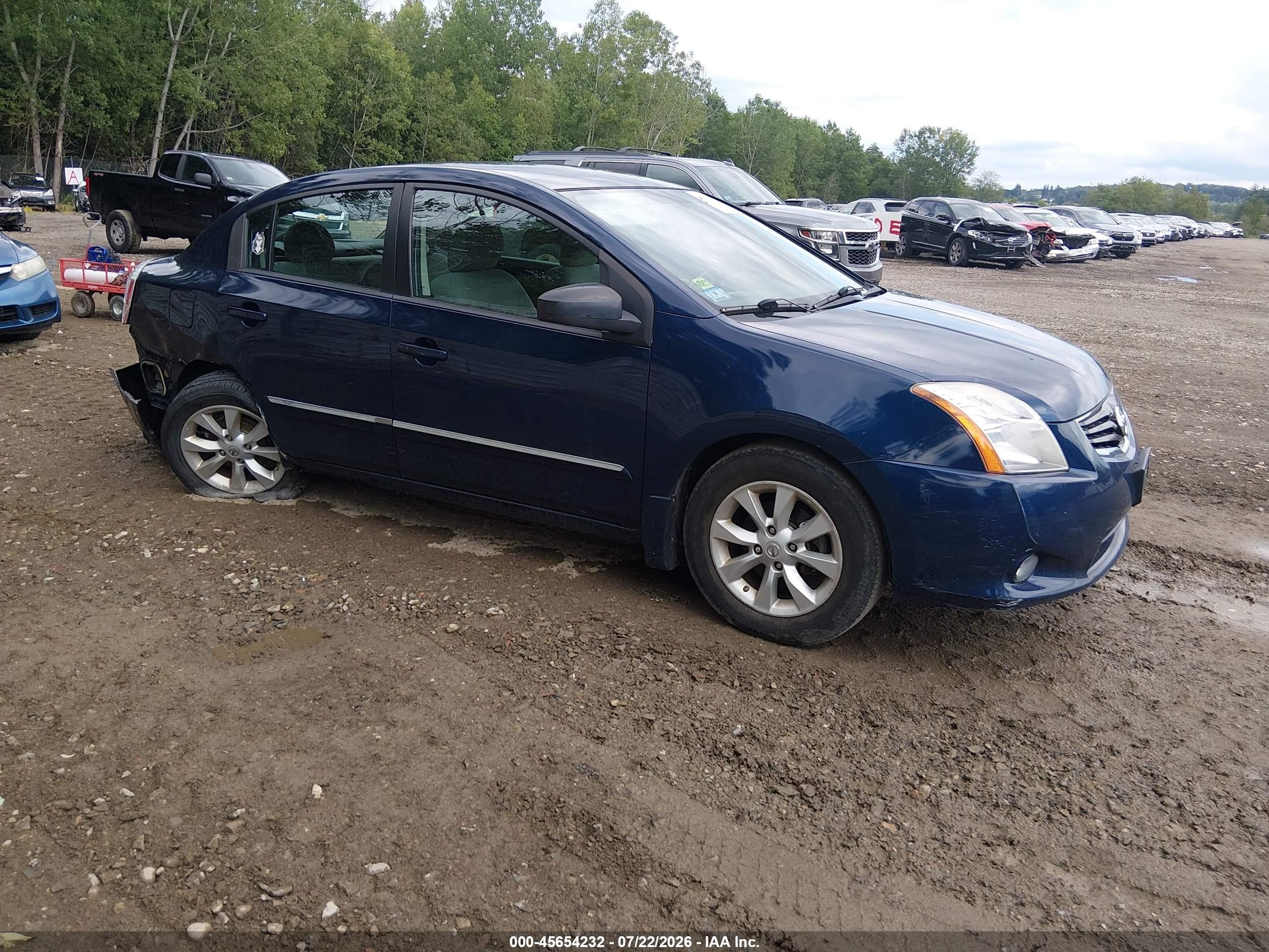 2010 Nissan Sentra 2.0sl Blue vin: 3N1AB6AP7AL661187