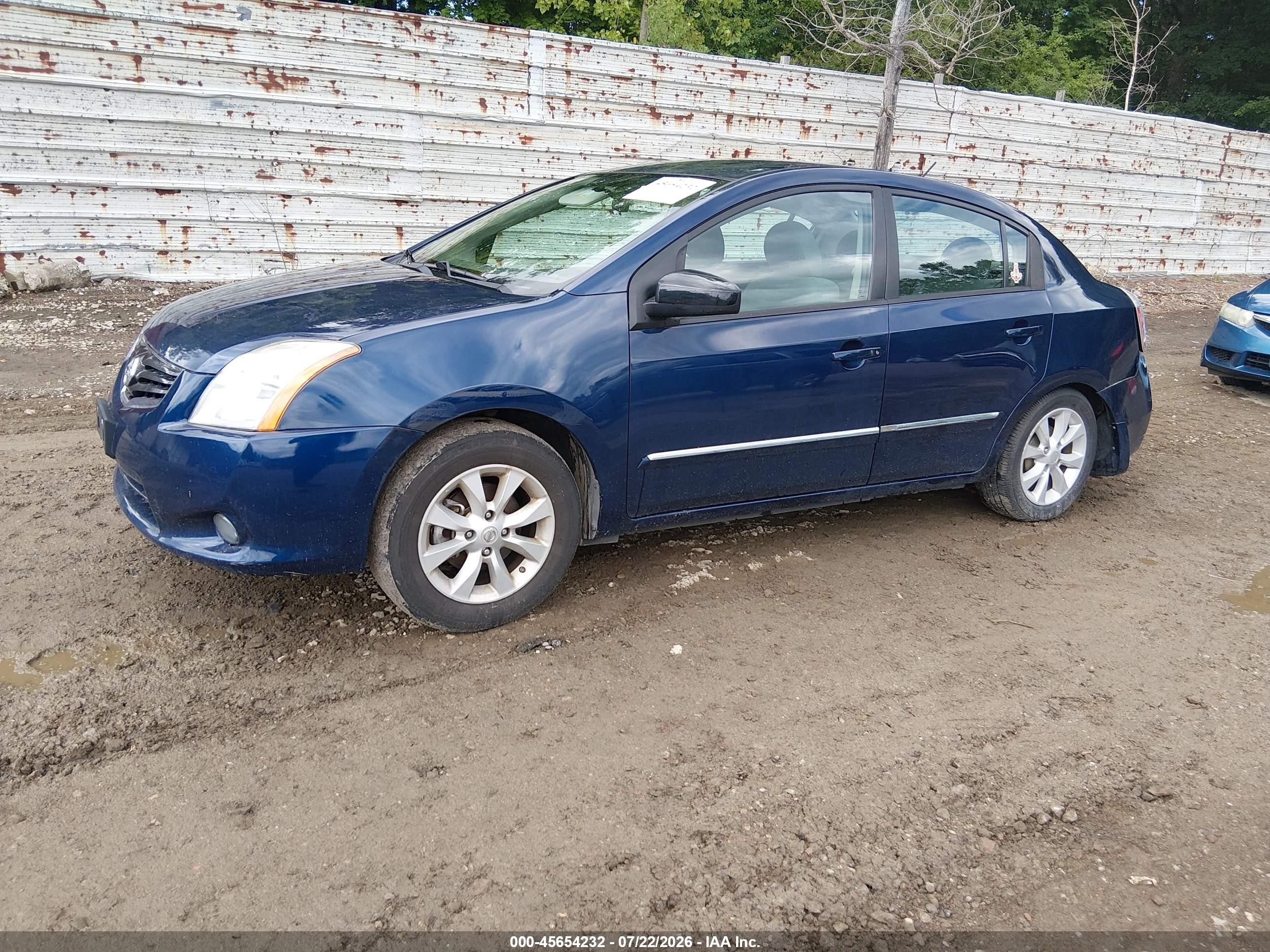 2010 Nissan Sentra 2.0sl Blue vin: 3N1AB6AP7AL661187