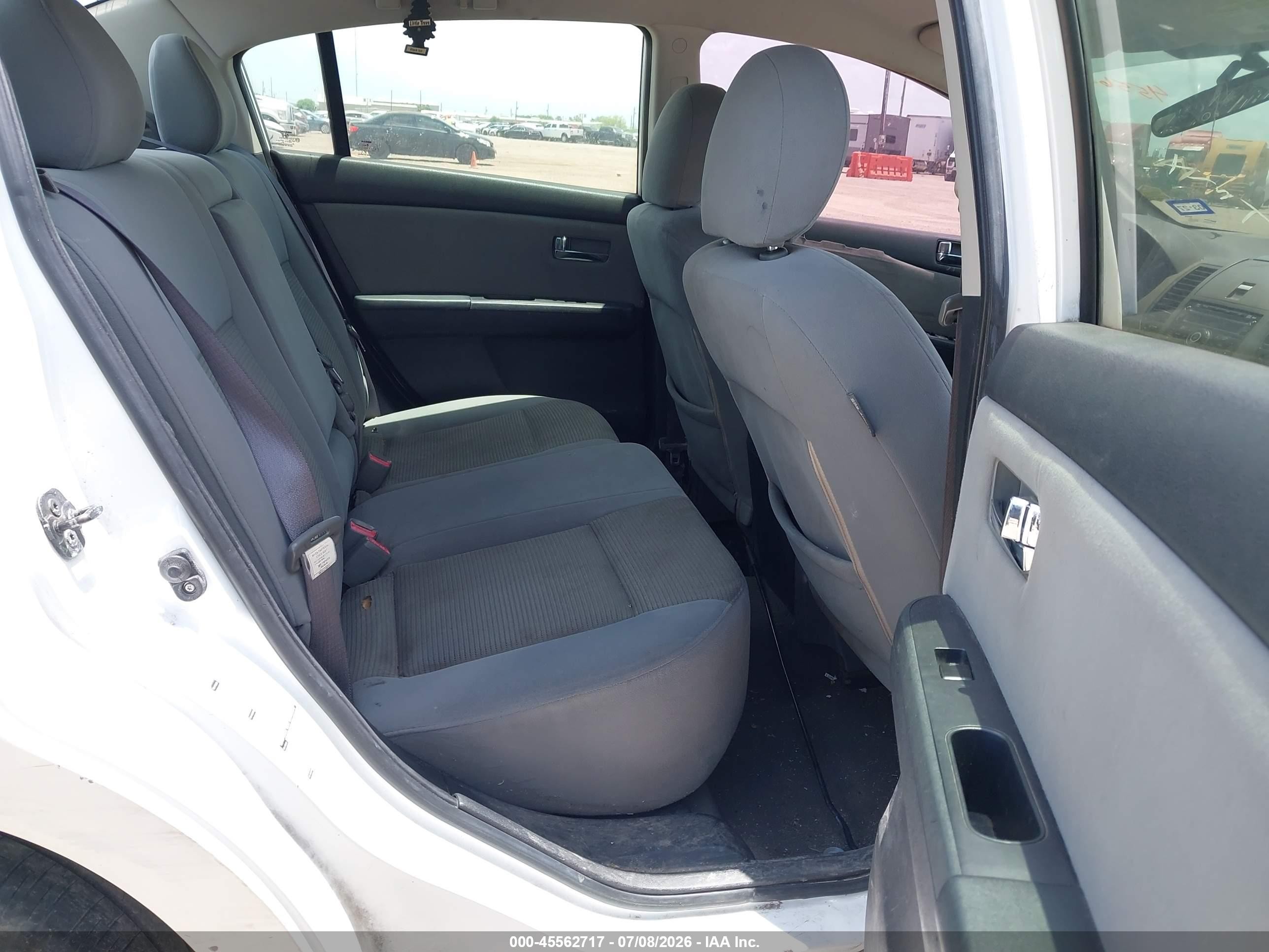 2010 Nissan Sentra 2.0sr White vin: 3N1AB6AP7AL714552