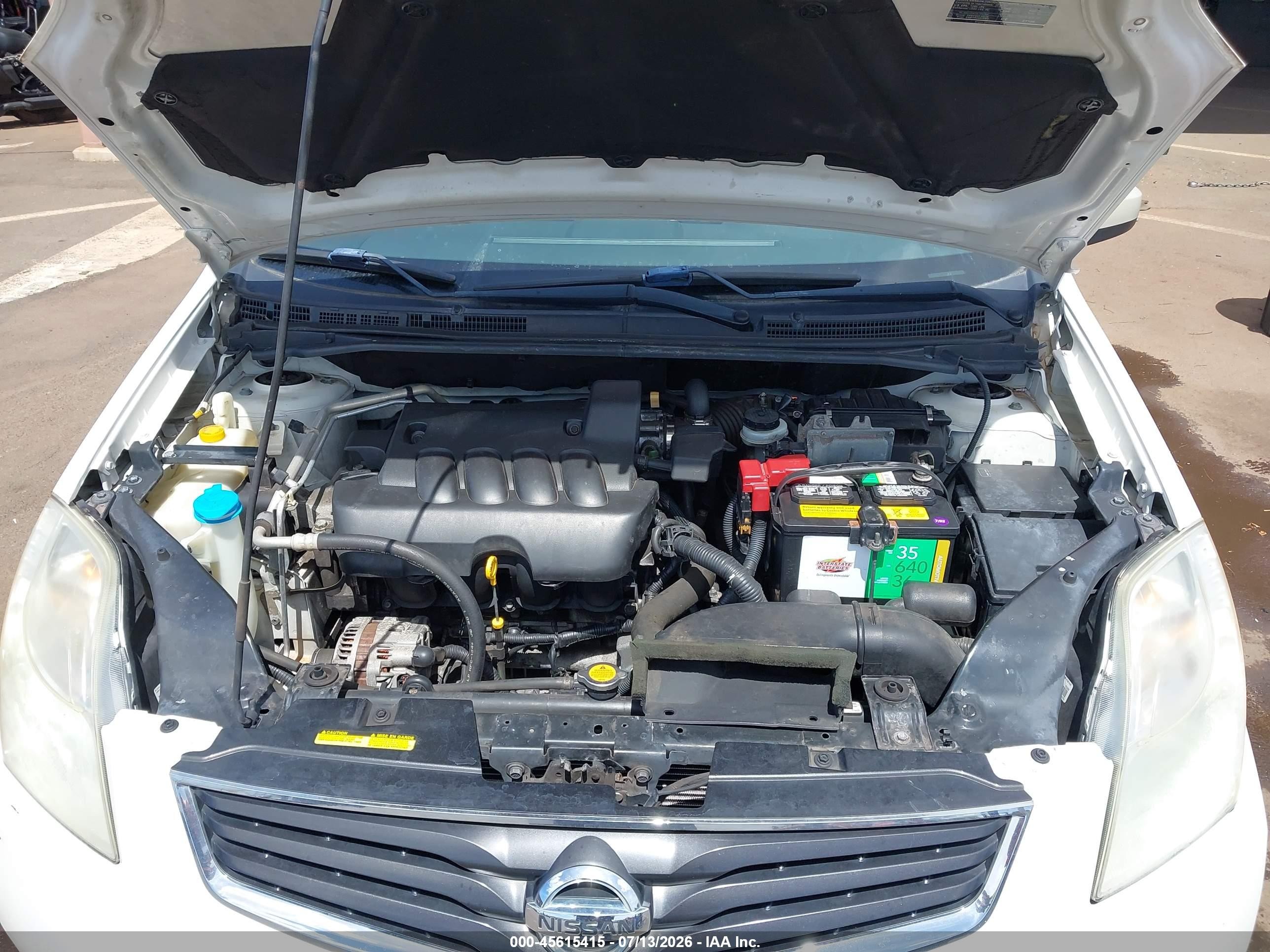2010 Nissan Sentra 2.0s White vin: 3N1AB6AP7AL729651