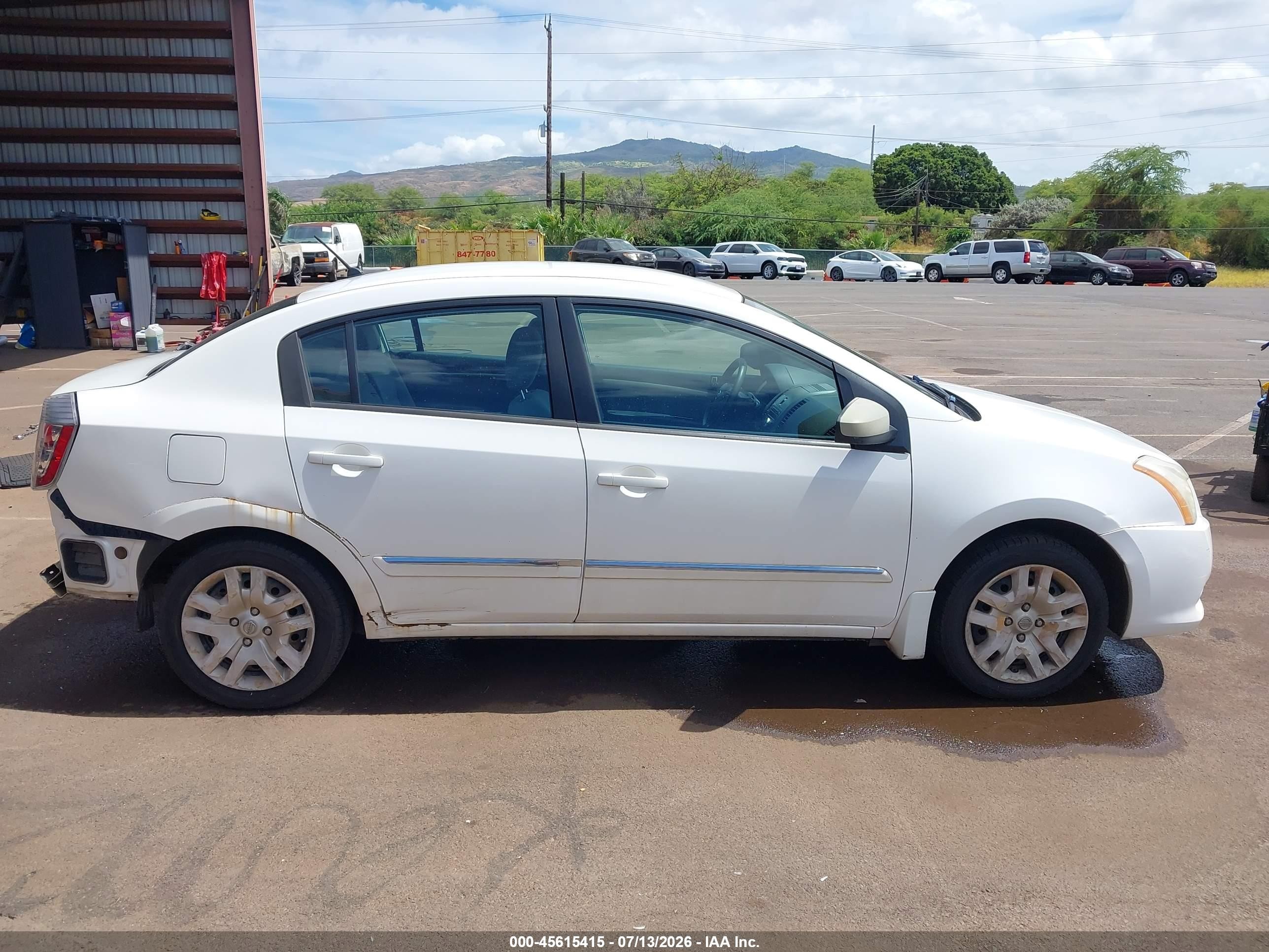 2010 Nissan Sentra 2.0s White vin: 3N1AB6AP7AL729651