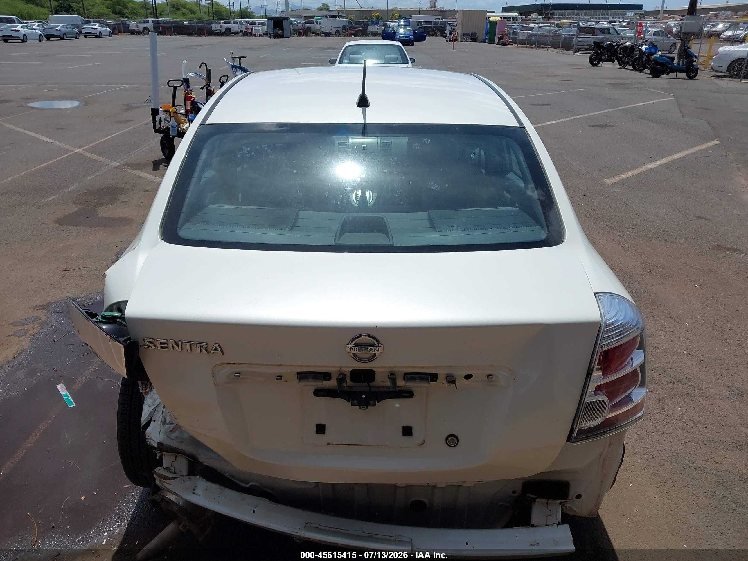 2010 Nissan Sentra 2.0s White vin: 3N1AB6AP7AL729651
