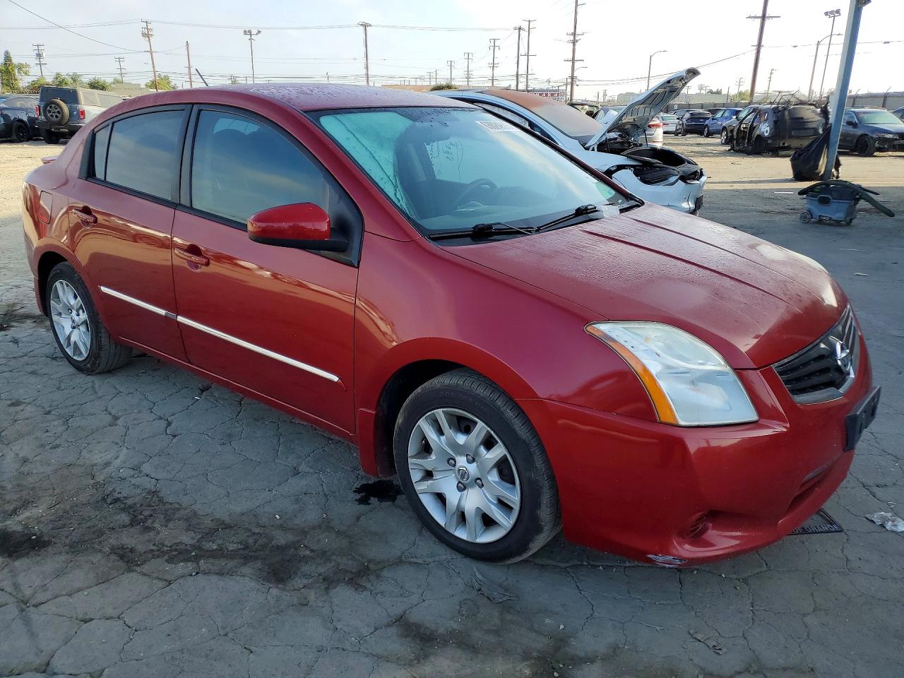2011 Nissan Sentra 2.0 Red vin: 3N1AB6AP7BL605221