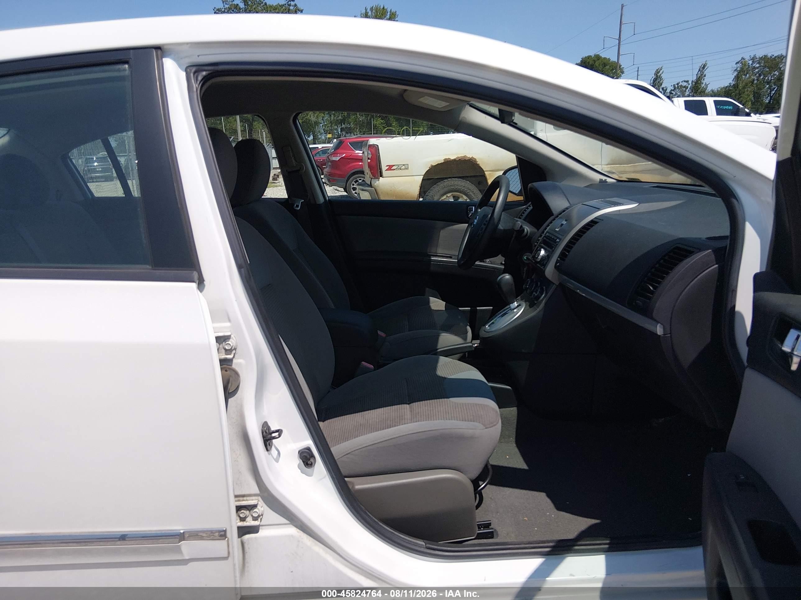 2011 Nissan Sentra 2.0s White vin: 3N1AB6AP7BL614937