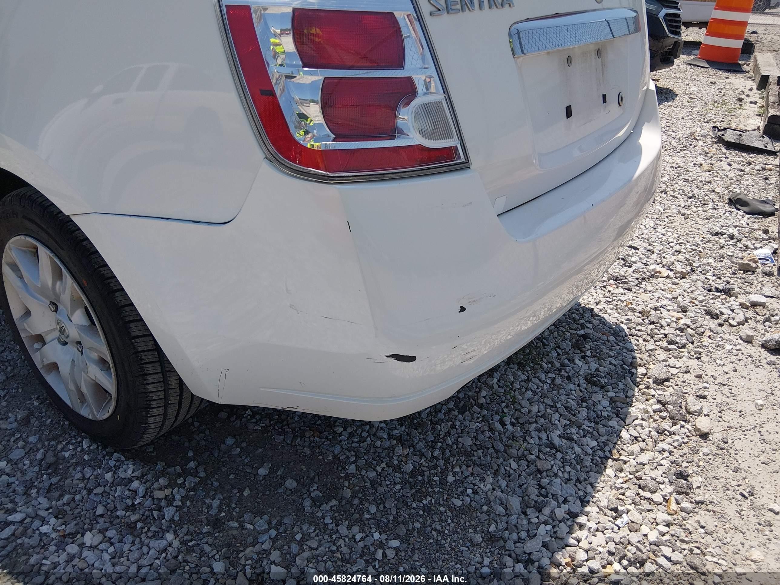 2011 Nissan Sentra 2.0s White vin: 3N1AB6AP7BL614937