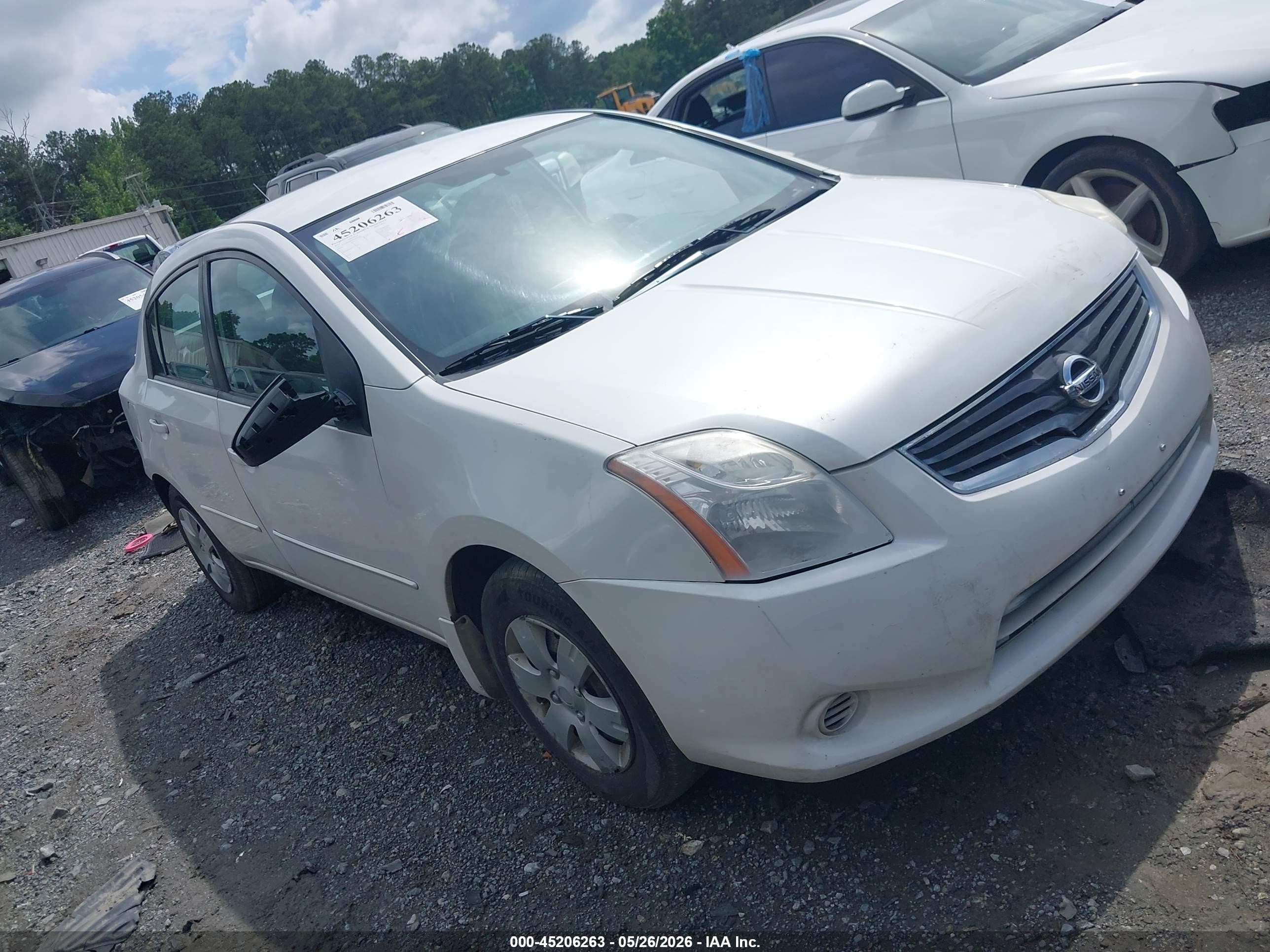 2011 Nissan Sentra 2.0 White vin: 3N1AB6AP7BL620446