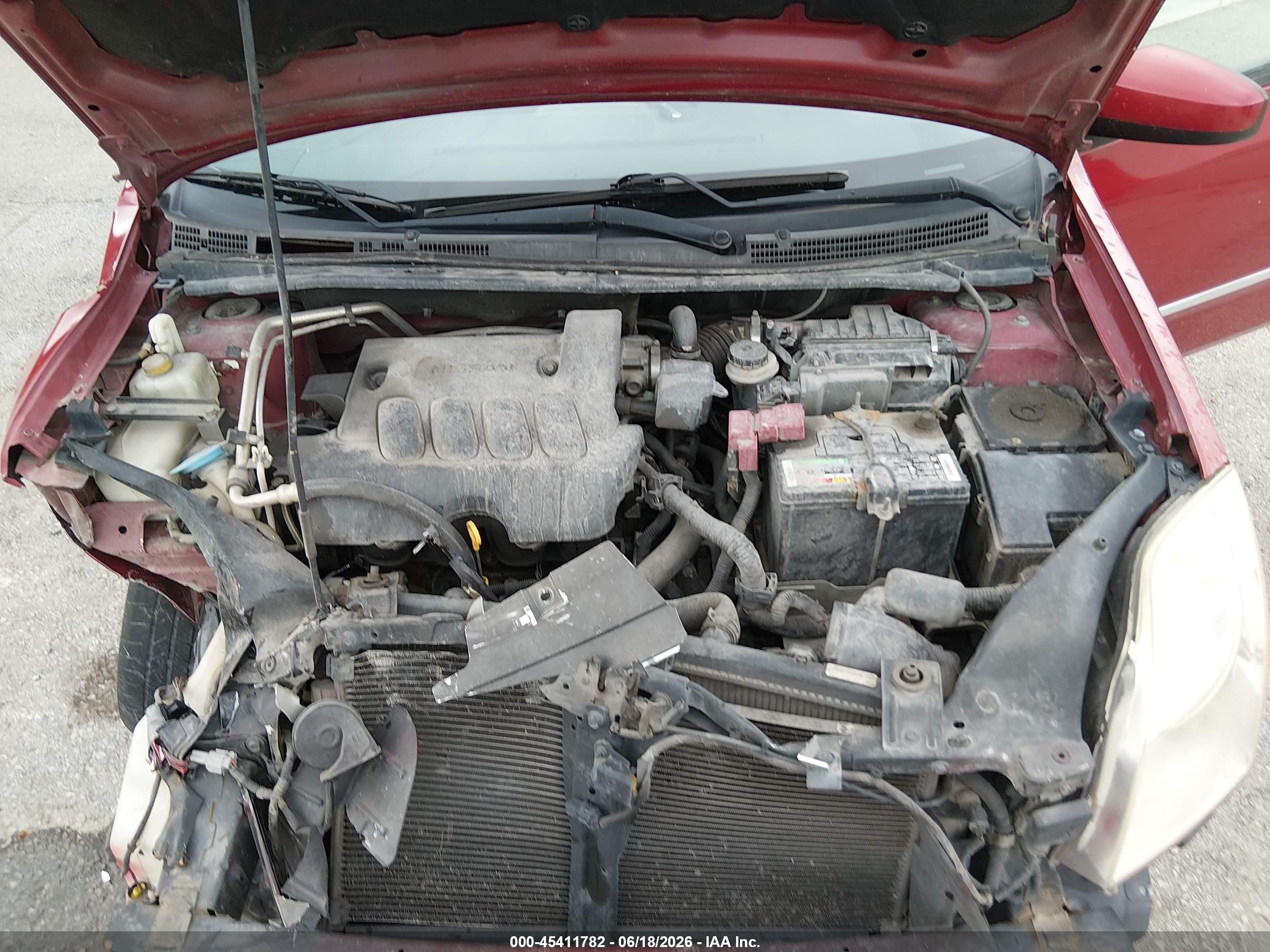 2011 Nissan Sentra 2.0s Red vin: 3N1AB6AP7BL627476