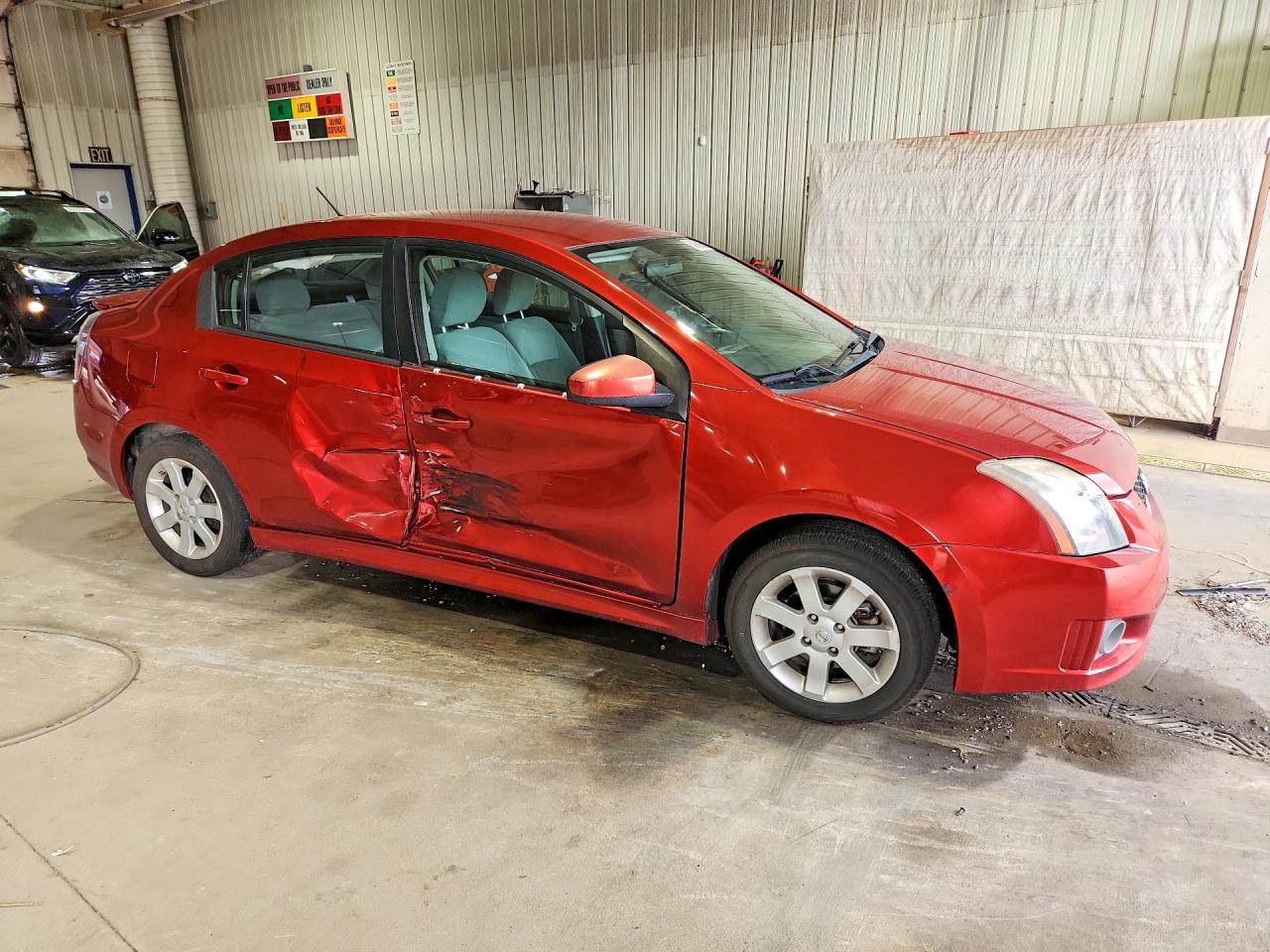 2011 Nissan Sentra 2.0 Красный vin: 3N1AB6AP7BL639370