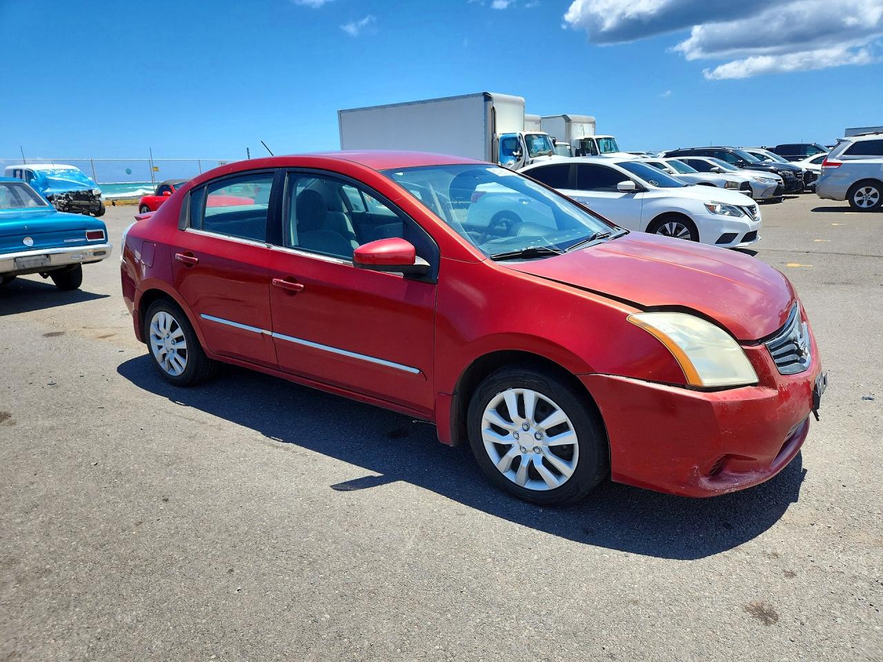 2011 Nissan Sentra 2.0 Red vin: 3N1AB6AP7BL644312