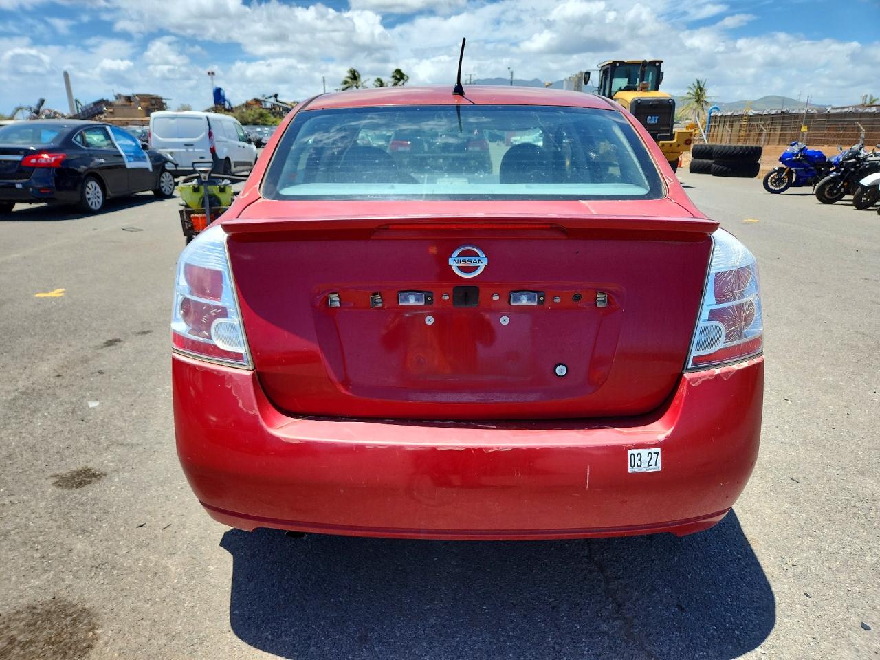 2011 Nissan Sentra 2.0 Red vin: 3N1AB6AP7BL644312