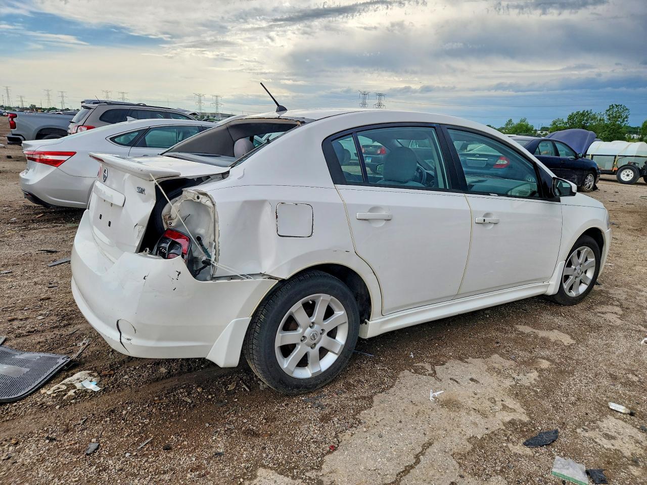 2011 Nissan Sentra 2.0 White vin: 3N1AB6AP7BL648246